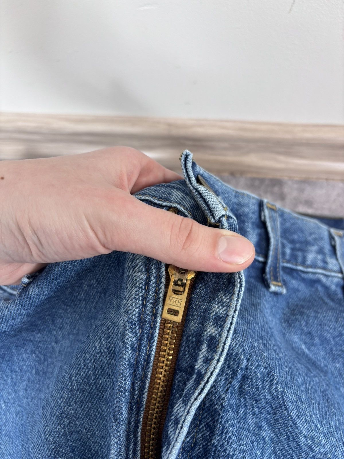 Carhartt Carhartt Men’s Double Knee Denim Jeans Loose Original Fit Size US 44 / EU 60 - 9 Thumbnail