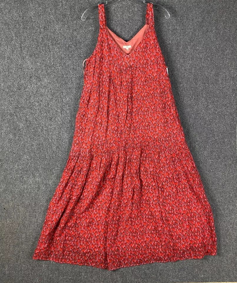 Joie Joie Maxi Dress Women's Small NWT Red Sundress 100% Cotton S Size S / US 4 / IT 40 - 1 Thumbnail