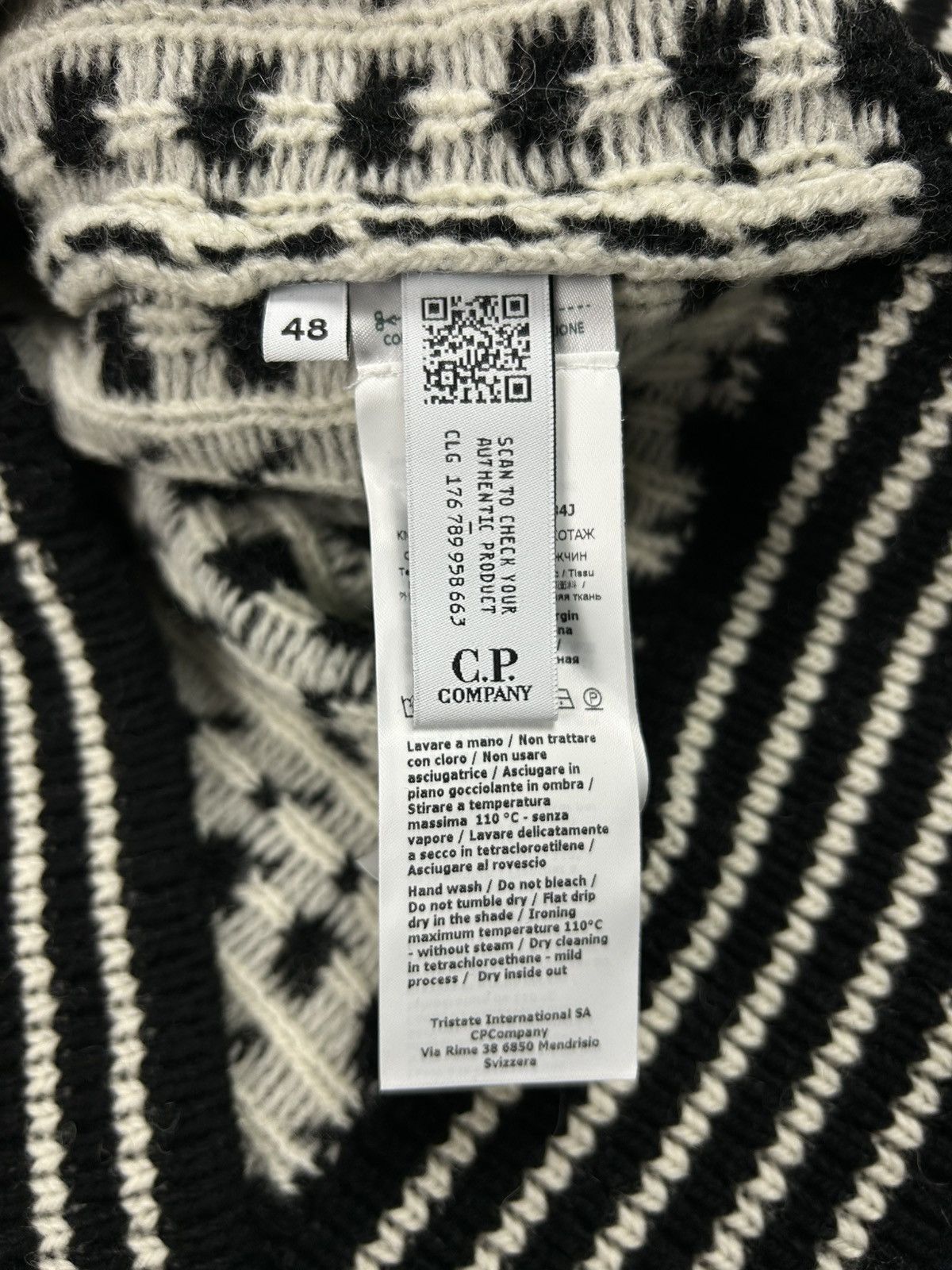 C.P. Company C.P. Company Wool Jacquard Crew Knit Size US M / EU 48-50 / 2 - 5 Thumbnail