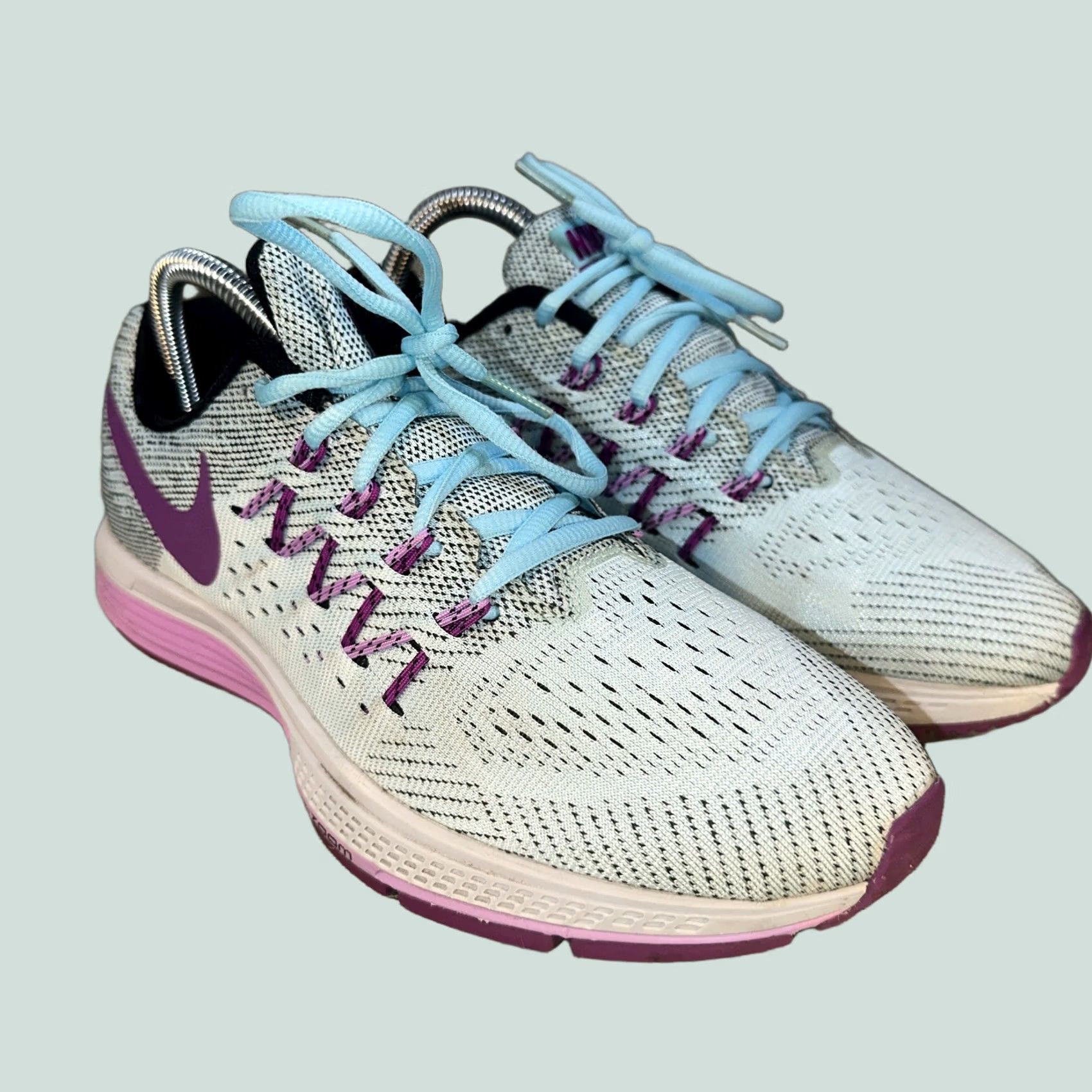 Nike Nike Air Zoom Vomero 10 Shoes Womens Size 9 Black Blue Pink Purple 717441-401 Size US 9 / IT 39 - 1 Thumbnail