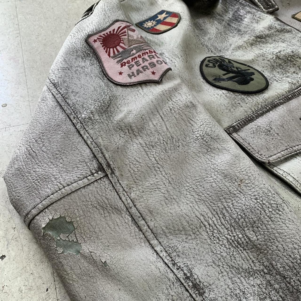 Vintage Vintage USAF Air Force Bomber Flight Jacket w/ Patches Size US L / EU 52-54 / 3 - 4 Thumbnail