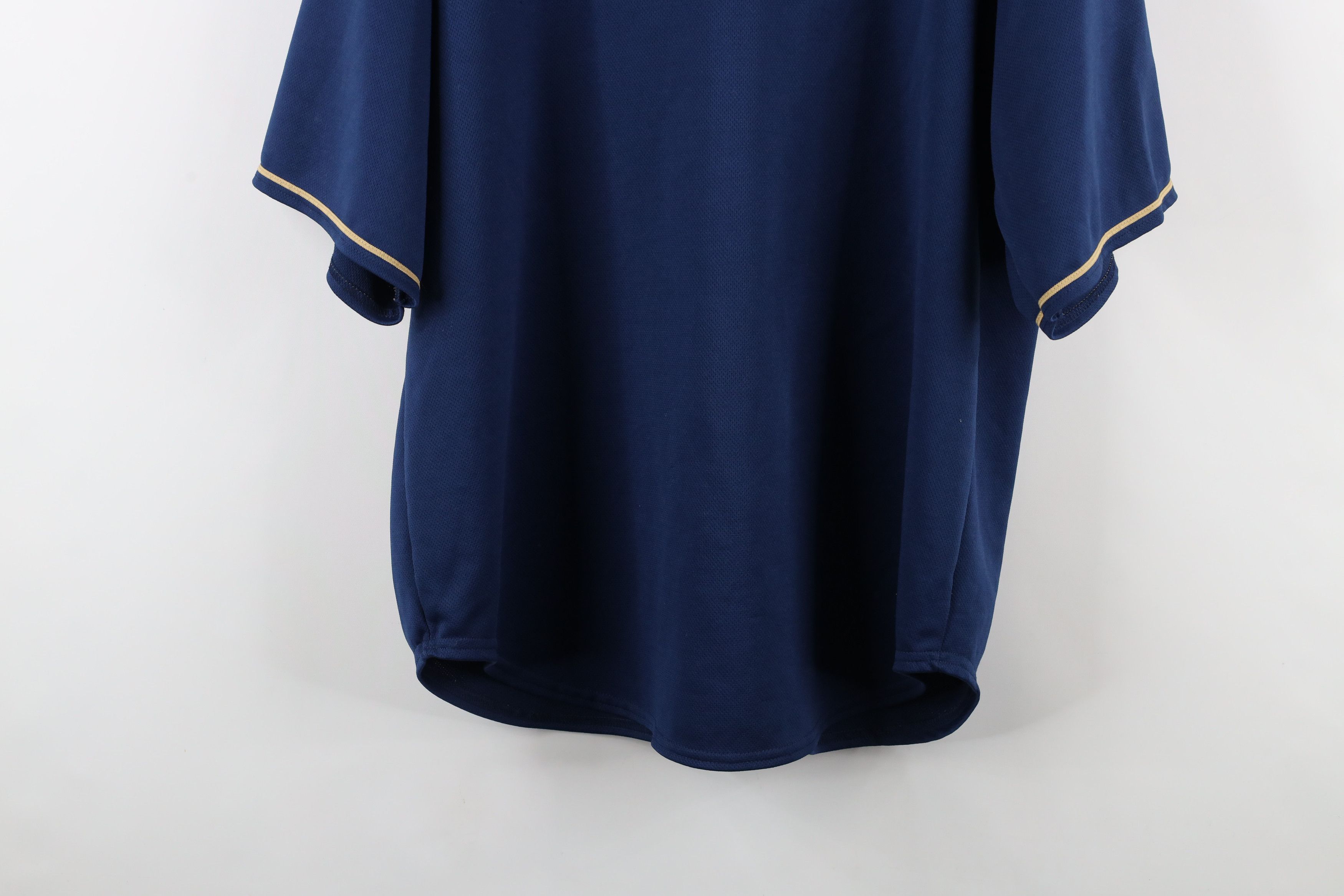 Vintage Vintage 90s University of Pittsburgh Baseball Jersey Blue Size US L / EU 52-54 / 3 - 12 Thumbnail