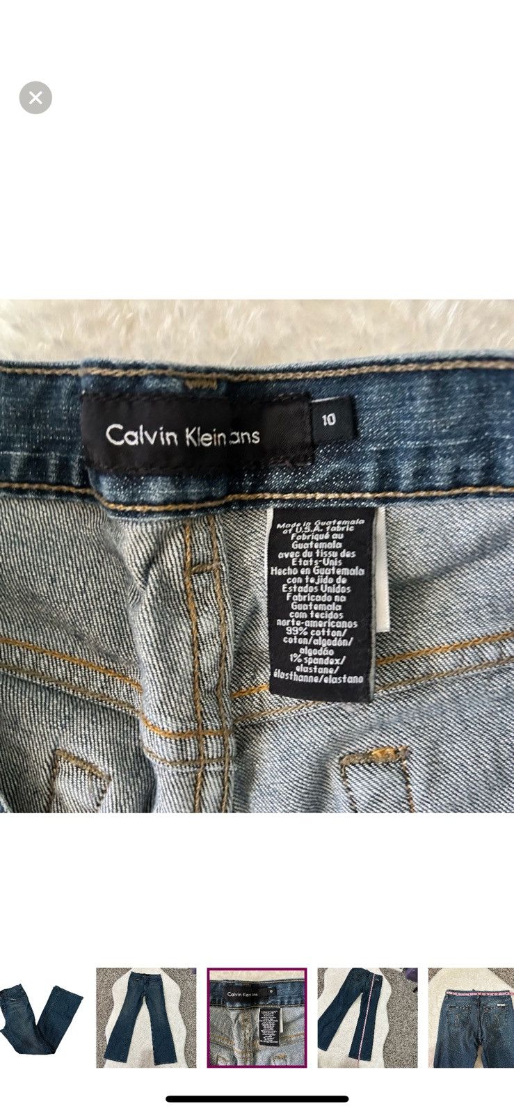 Calvin Klein Calvin Klein flared bootcut jeans size 10 Size 32" / US 10 / IT 46 - 5 Thumbnail