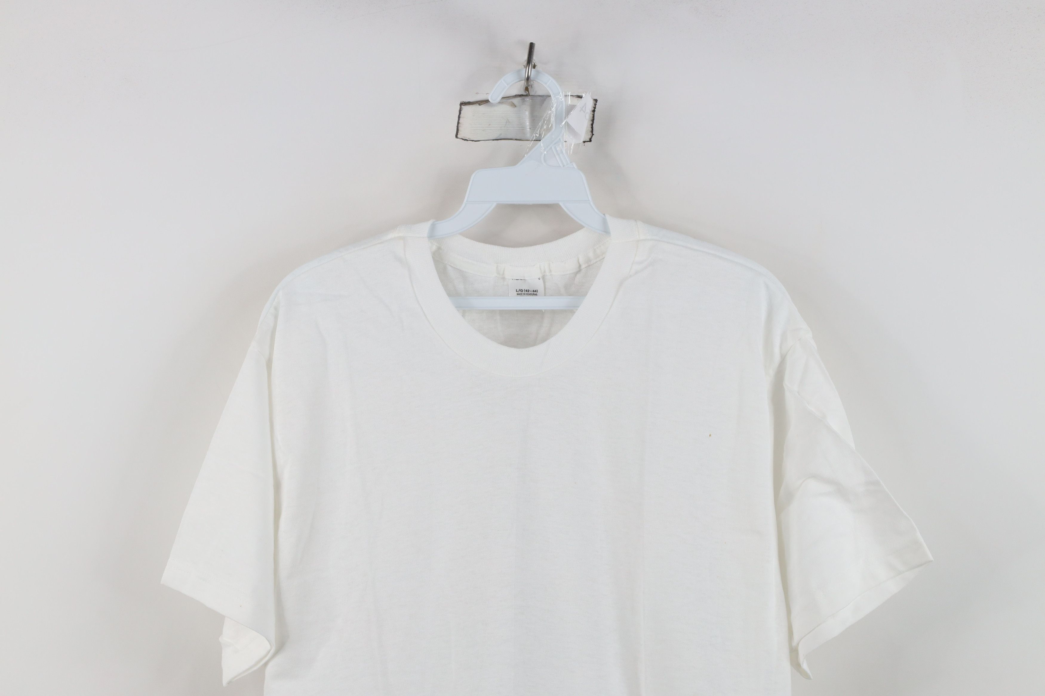 Vintage Vintage 90s Streetwear Cotton Short Sleeve T-Shirt White Size US L / EU 52-54 / 3 - 2 Thumbnail