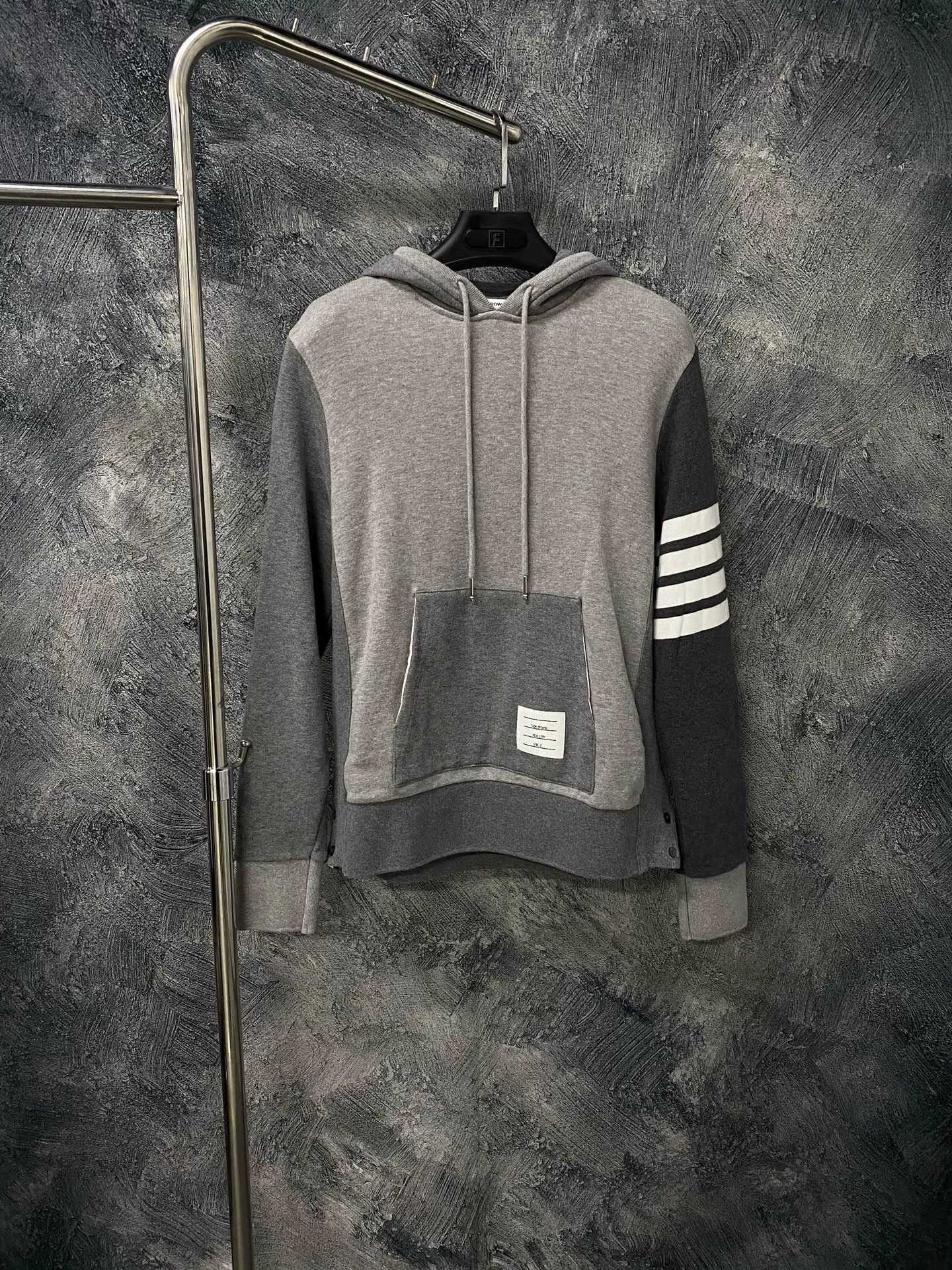 Thom Browne THOM BROWNE SS22 Colorblock Stripe Hoodie Size US S / EU 44-46 / 1 - 1 Thumbnail