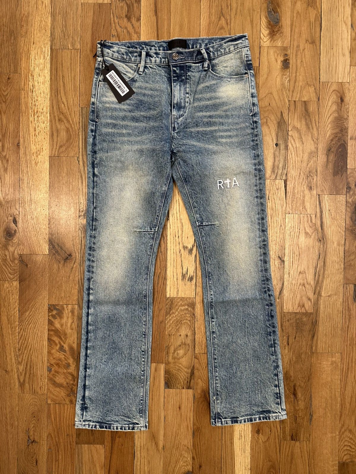 Rta RTA Clayton Worn Out Blue Denim Jeans Size 32 Size US 32 / EU 48 - 1 Thumbnail