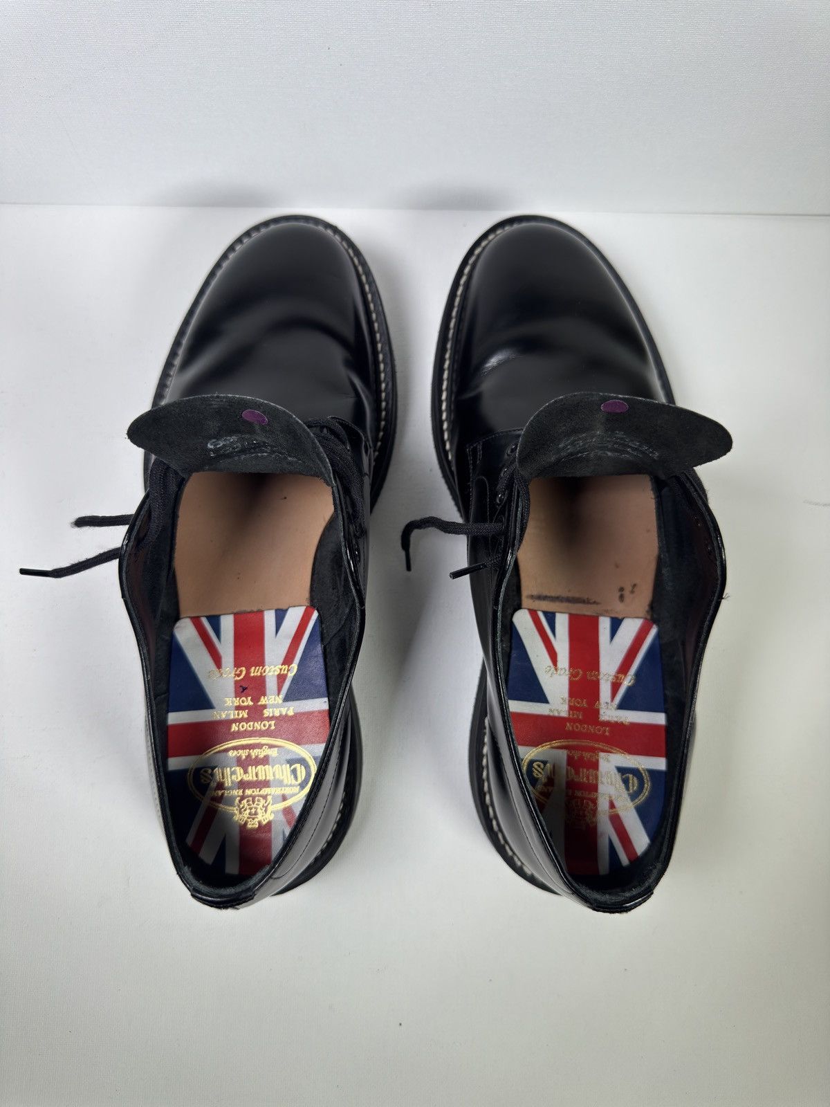 Church's Church's Leyton 5 Black Rois Calf Shoes Size 6 Fit F Size US 6 / EU 39 - 6 Thumbnail