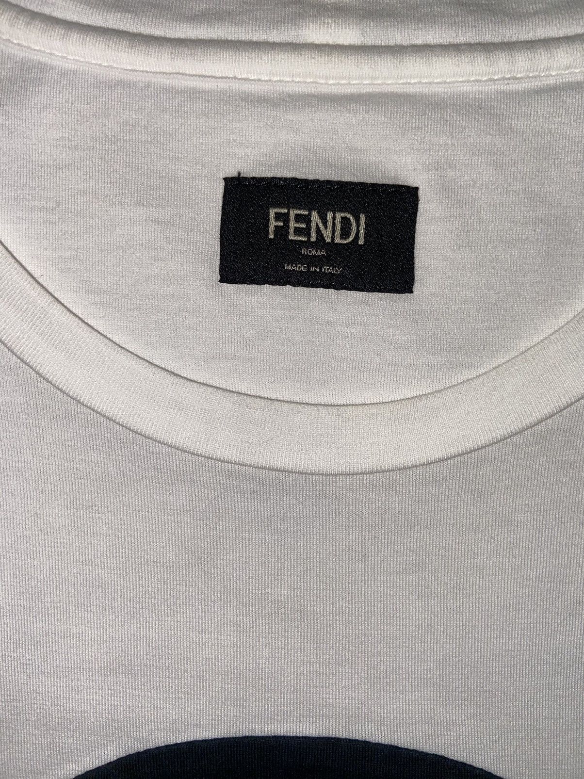 Fendi FENDI ROMA CAT WHITE TEE Size US M / EU 48-50 / 2 - 5 Thumbnail