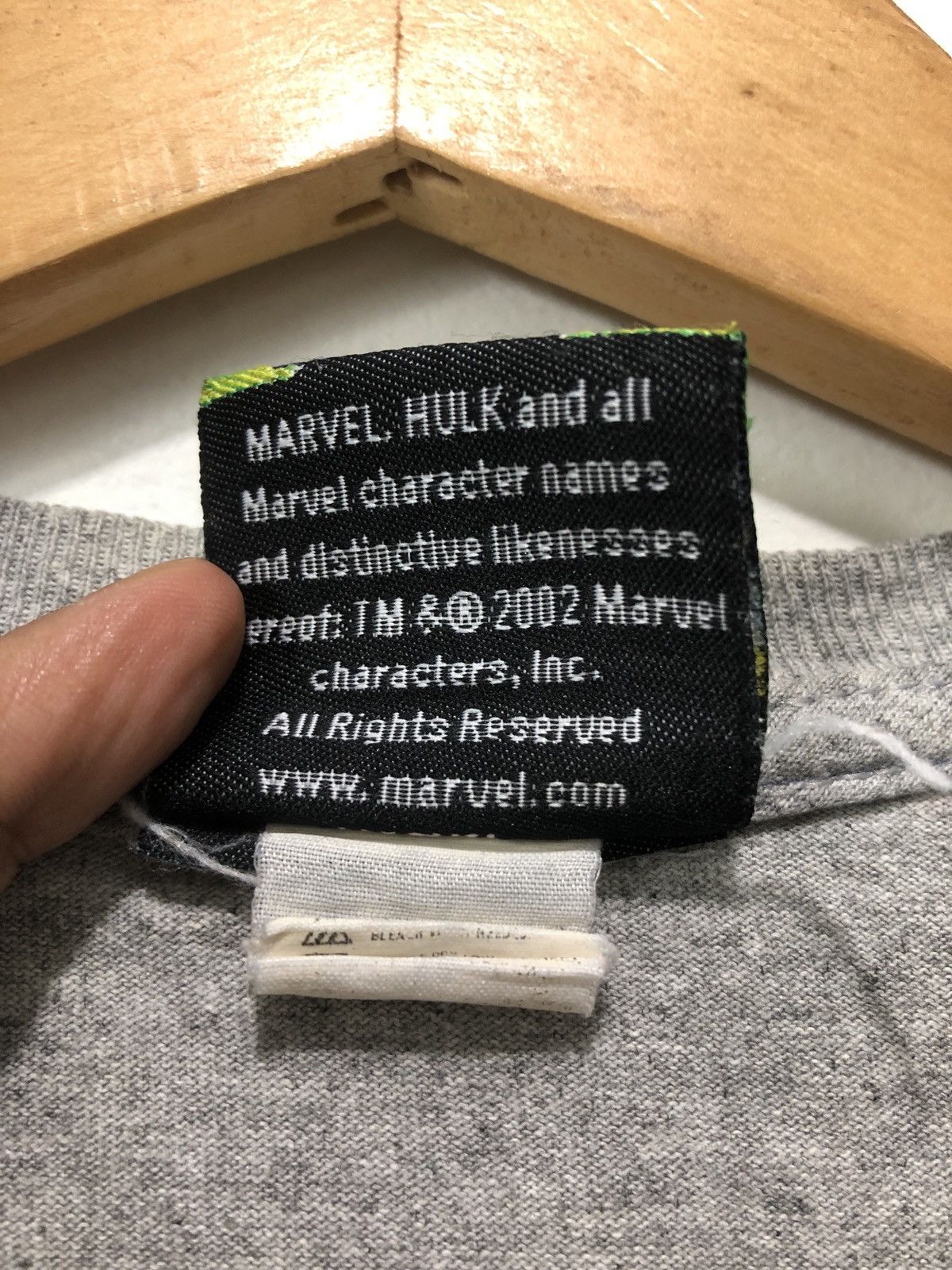 Marvel Comics × Vintage Vintage Hulk Marvel 2002 T-Shirt Size US XL / EU 56 / 4 - 6 Thumbnail