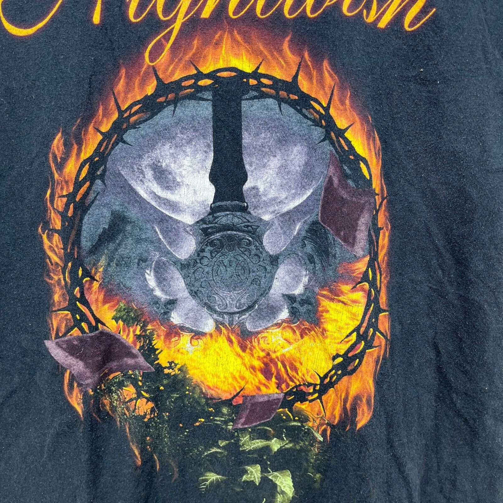 Vintage Vintage Nightwish Metal Band T-Shirt Medium Size US M / EU 48-50 / 2 - 4 Thumbnail