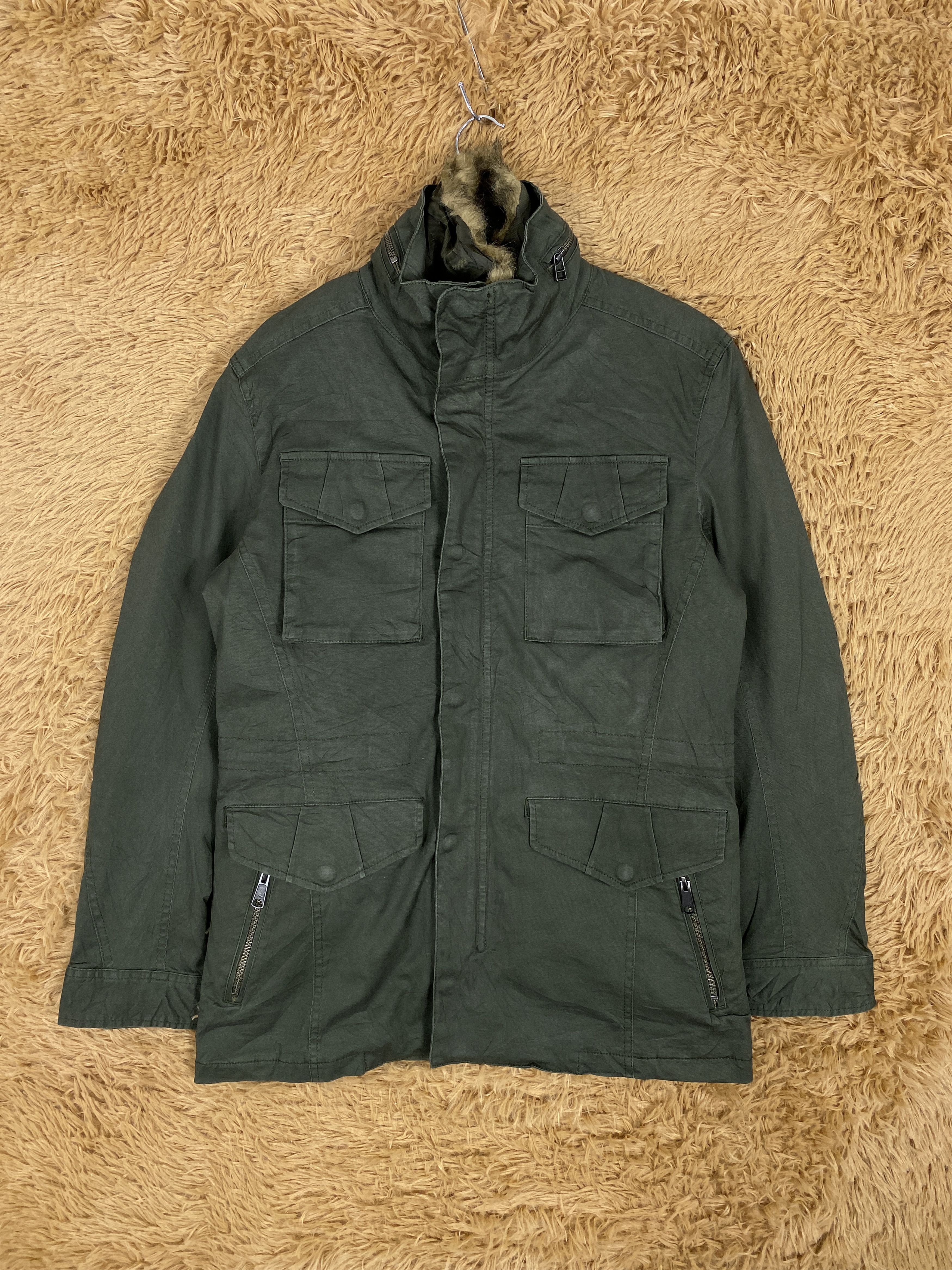 Japanese Brand Vintage Rattle Trap Fleece Lining Jacket J2456 Size US S / EU 44-46 / 1 - 1 Thumbnail