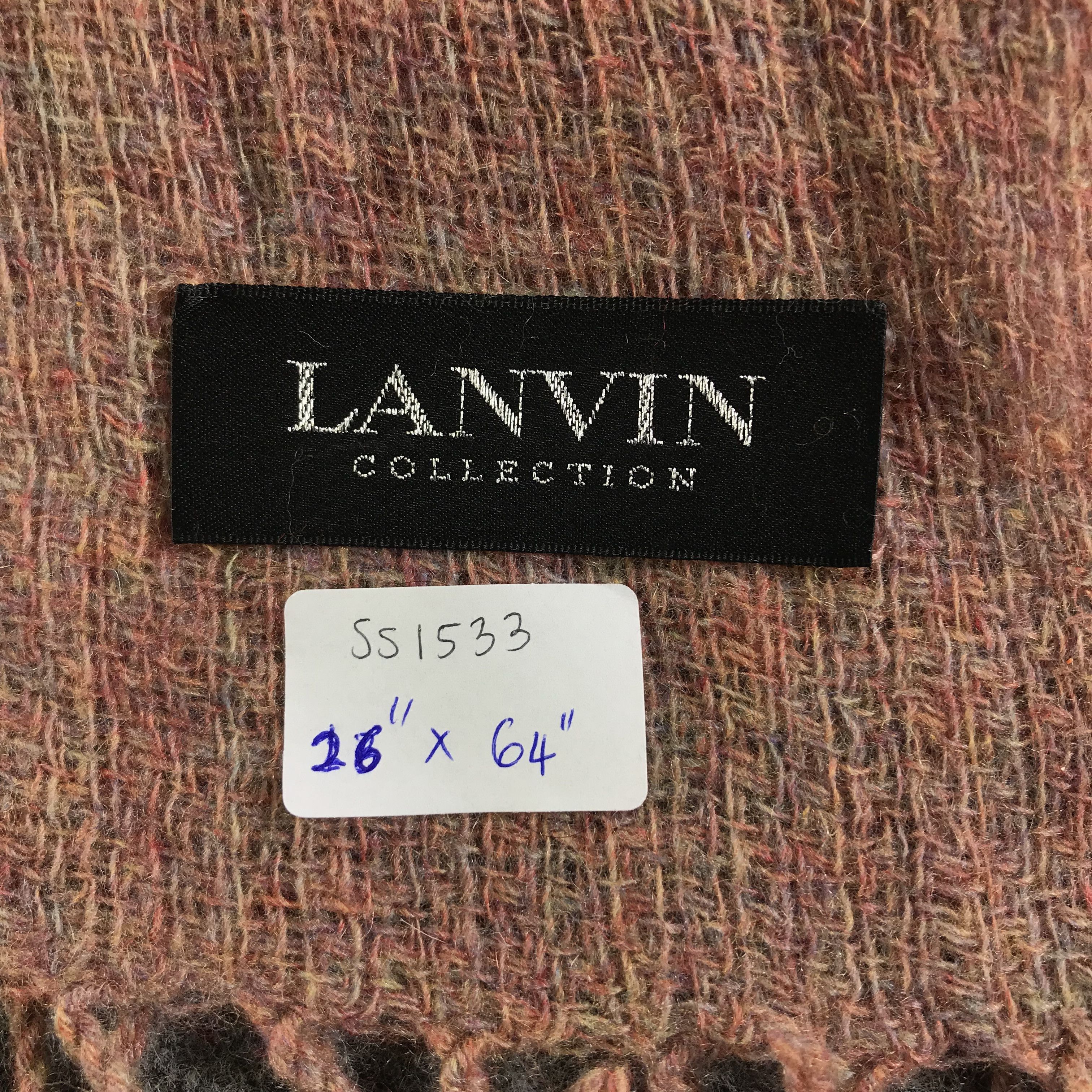 Lanvin Lanvin Oversize Scarf / Muffler / Neckwear SS1533 Size ONE SIZE - 7 Thumbnail