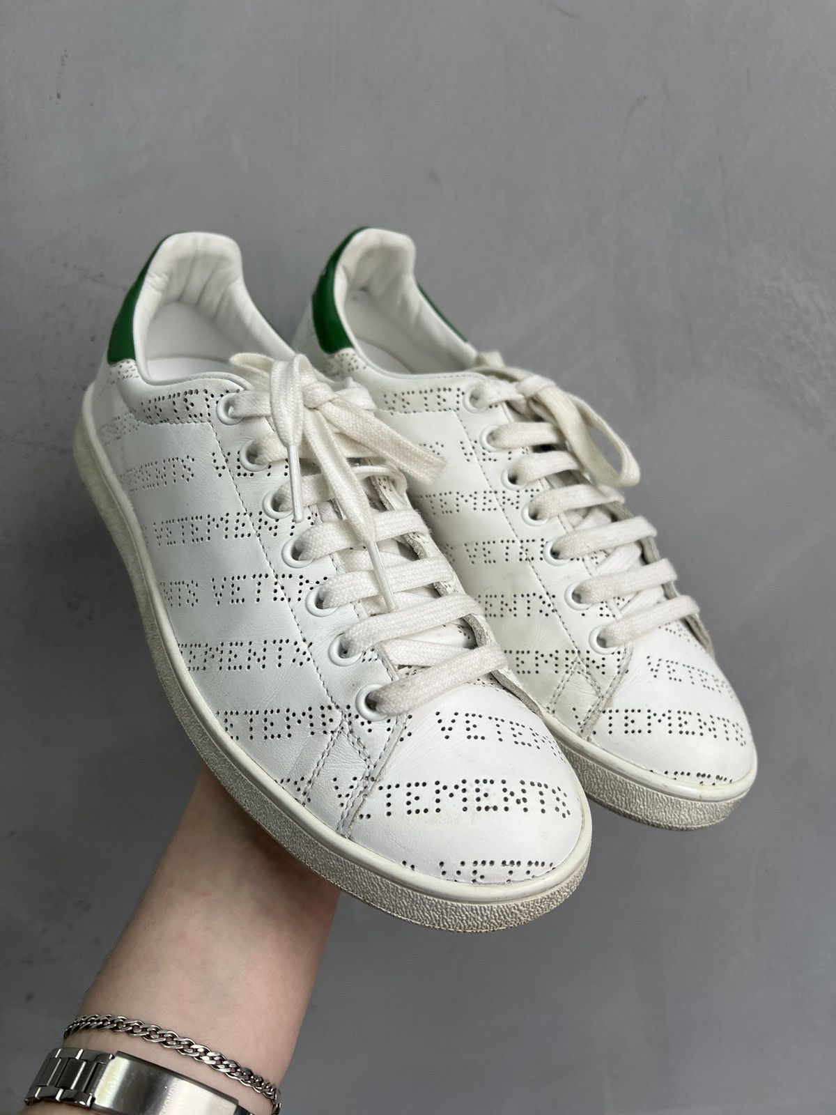 Vetements Vetements low leather monogram shoes traibers Size US 6.5 / EU 39-40 - 1 Thumbnail