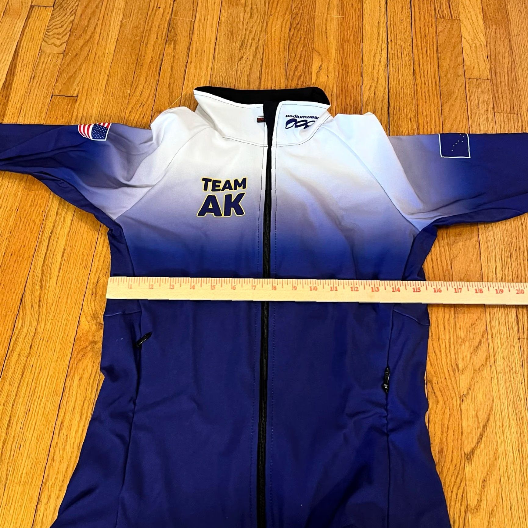 Vintage VINTAGE Podium Wear Jacket Womens XS Alaskan Team Purple White Performance Running Size XS / US 0-2 / IT 36-38 - 7 Thumbnail