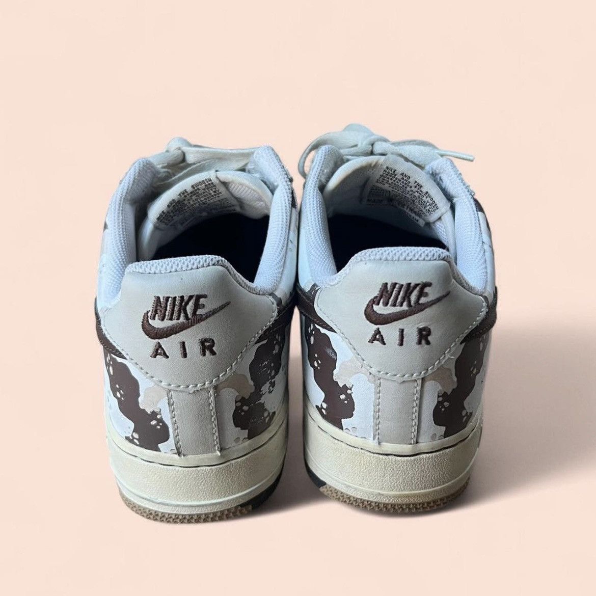 Nike Vintage 2006 Nike Air Force 1 Low 'Desert Chip Camo' Size US 8.5 / IT 38.5 - 4 Thumbnail