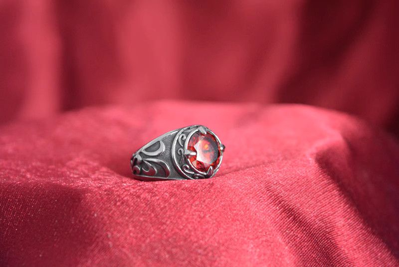 Jewelry Punk Jewelry Rings Open Size Chrome Ring (Size 7-13) Size ONE SIZE - 3 Thumbnail