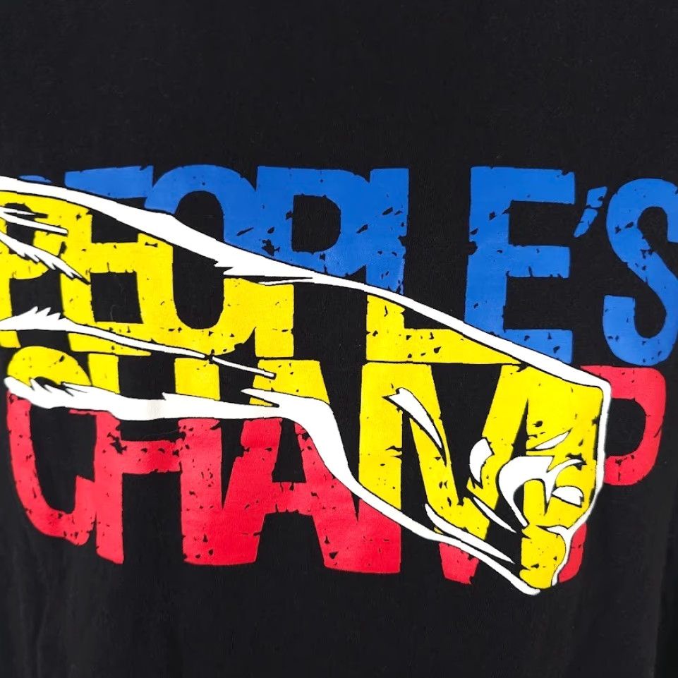 Gildan Peoples Champ T Shirt Mens Large Black Boxing Philippines Fighter Gildan Shirt Mens Black Sports Manny Pacquiao 2010s Size US L / EU 52-54 / 3 - 3 Thumbnail