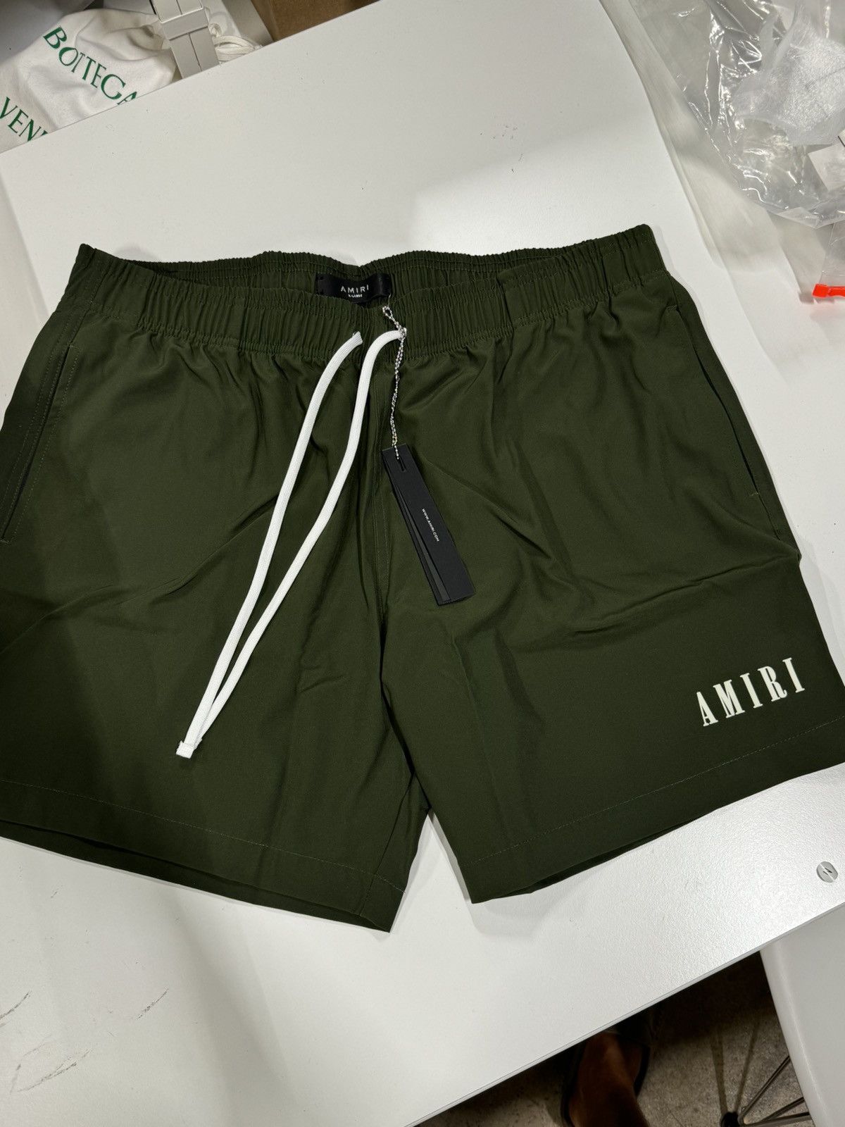 Amiri Logo Swim Shorts NEW 500$