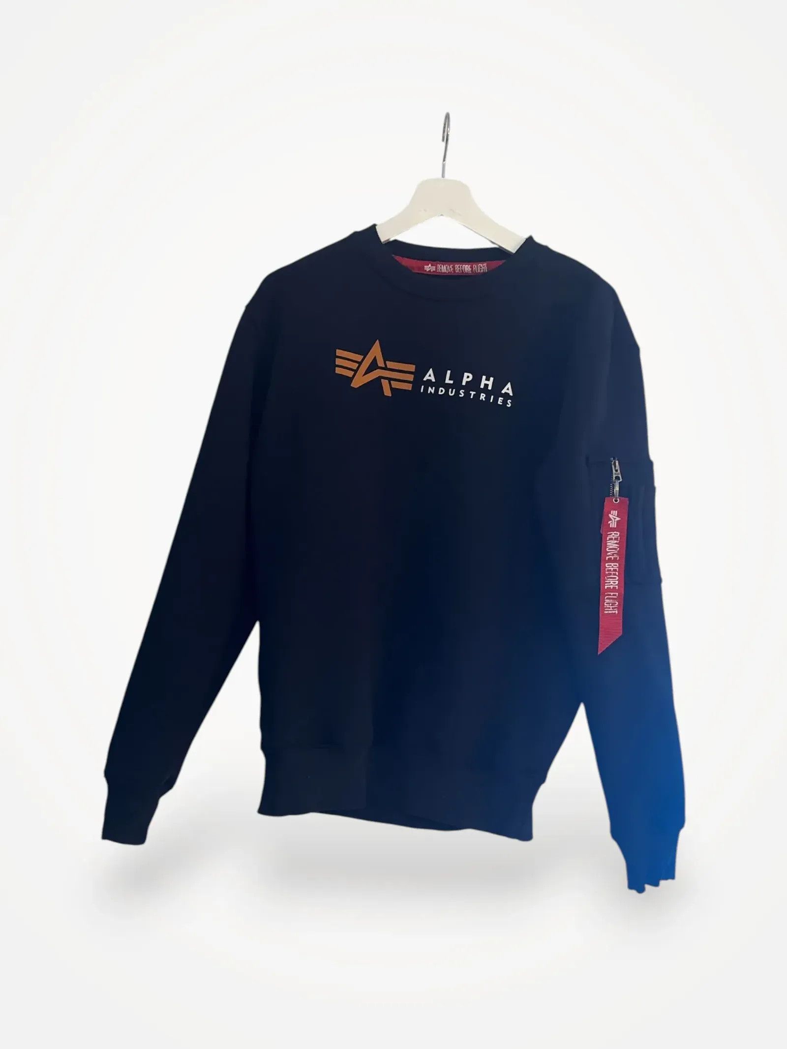 Alpha Industries Alpha Industries Alpha Label Sweater Sweatshirt Size US S / EU 44-46 / 1 - 1 Thumbnail