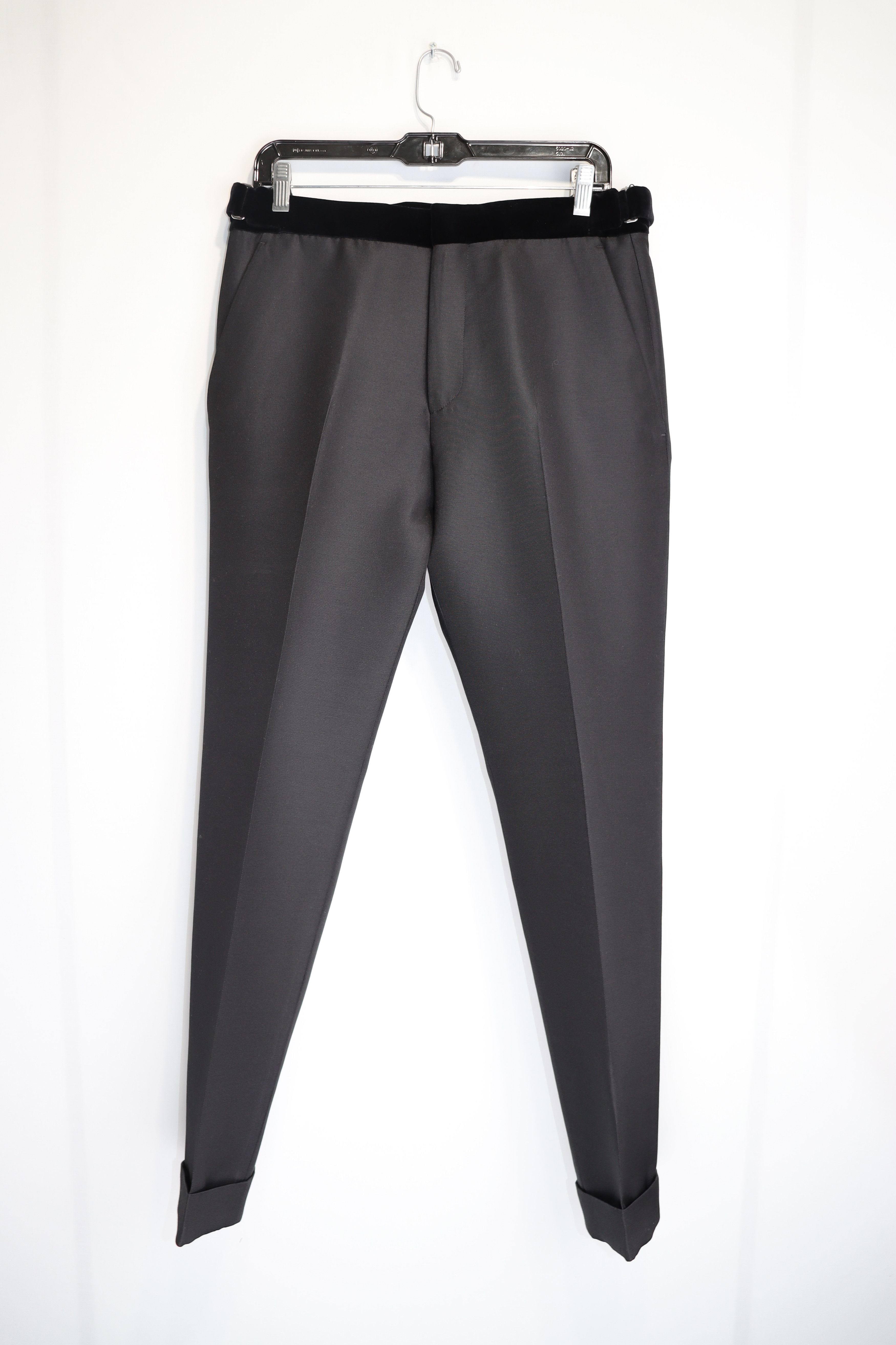 Tom Ford o1rshd1 Velvet Lapel Evening Suit in Black Size US S / EU 44-46 / 1 - 7 Thumbnail