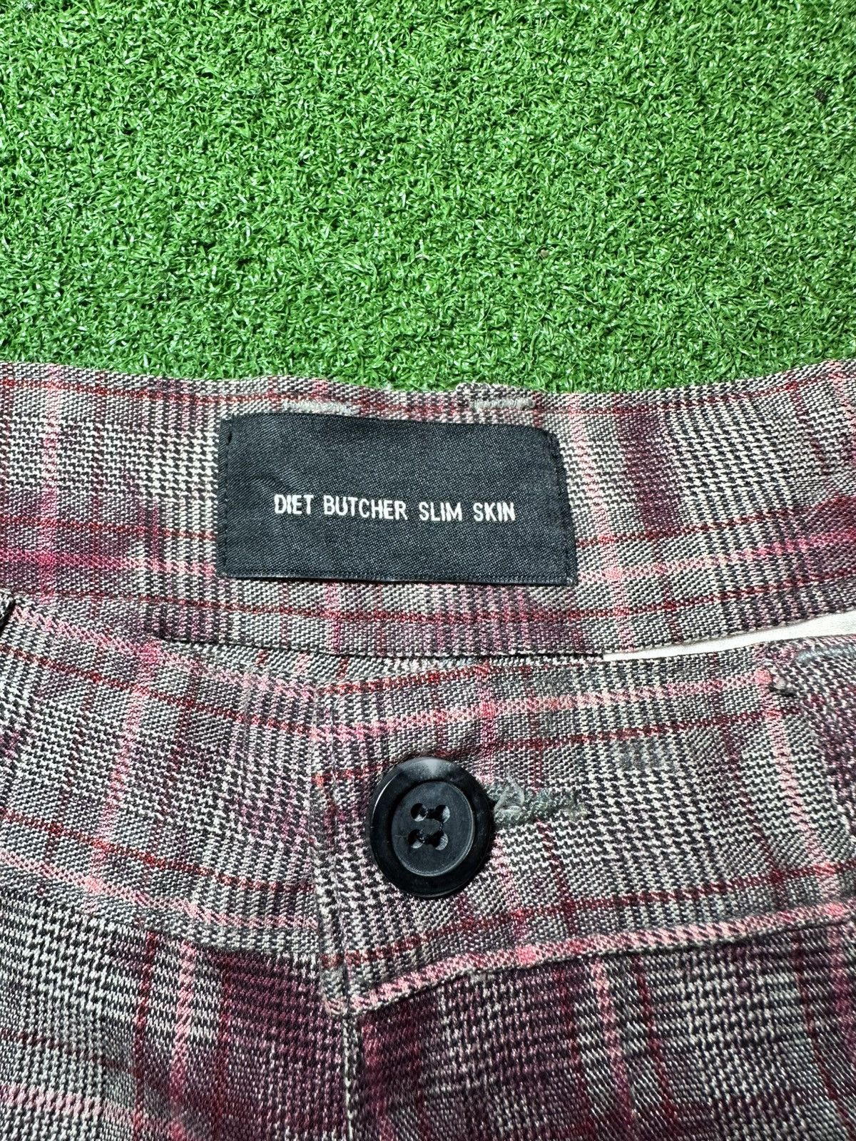 Diet Butcher Slim Skin DIET BUTCHER SLIM SKIN METAL BURGER PRINTED PANTS Size US 33 - 6 Thumbnail