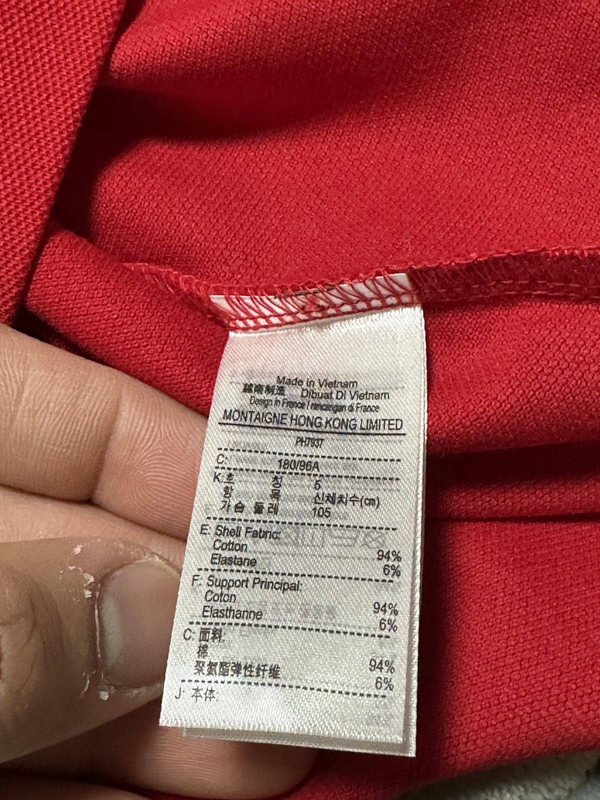 Lacoste Lacoste Polo Shirt Men Sz Large Sz 005 Red Slim Fit Logo Size US L / EU 52-54 / 3 - 9 Thumbnail
