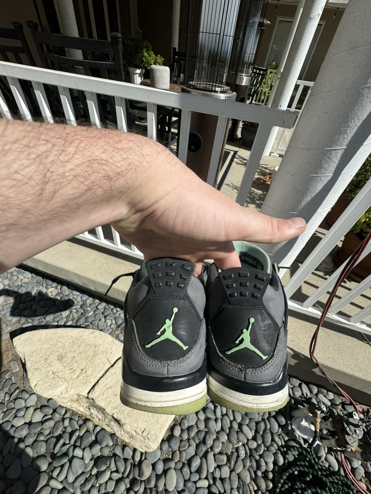 Jordan Brand Jordan 4 Green Glow Size US 12 / EU 45 - 3 Thumbnail