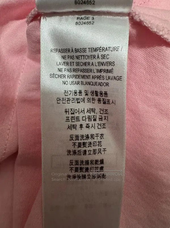 Burberry Burberry Pink Cotton Embroidered Logo T. Size US M / EU 48-50 / 2 - 5 Thumbnail