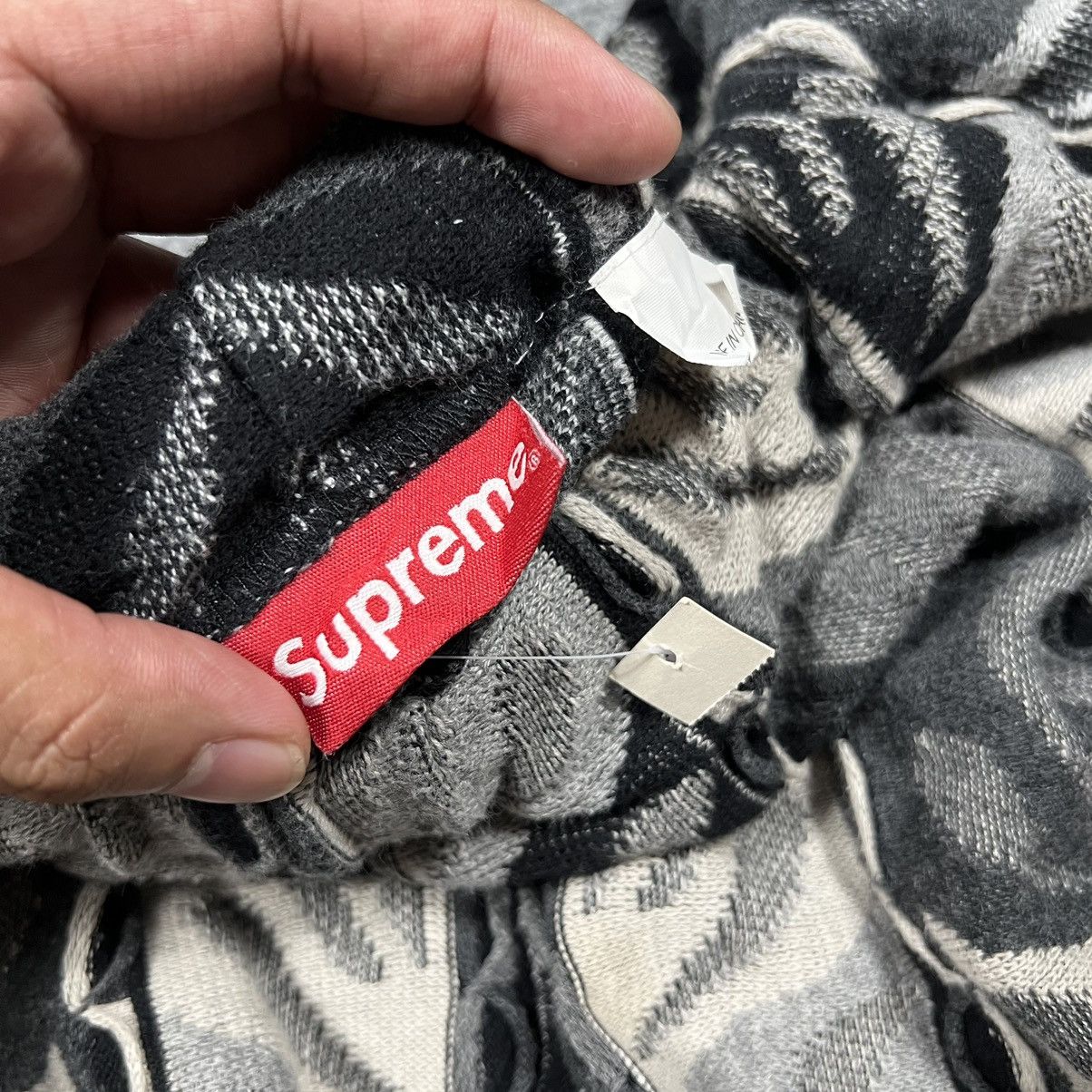 Supreme supreme abstract textured knit short black SS22 Size US 34 / EU 50 - 4 Thumbnail