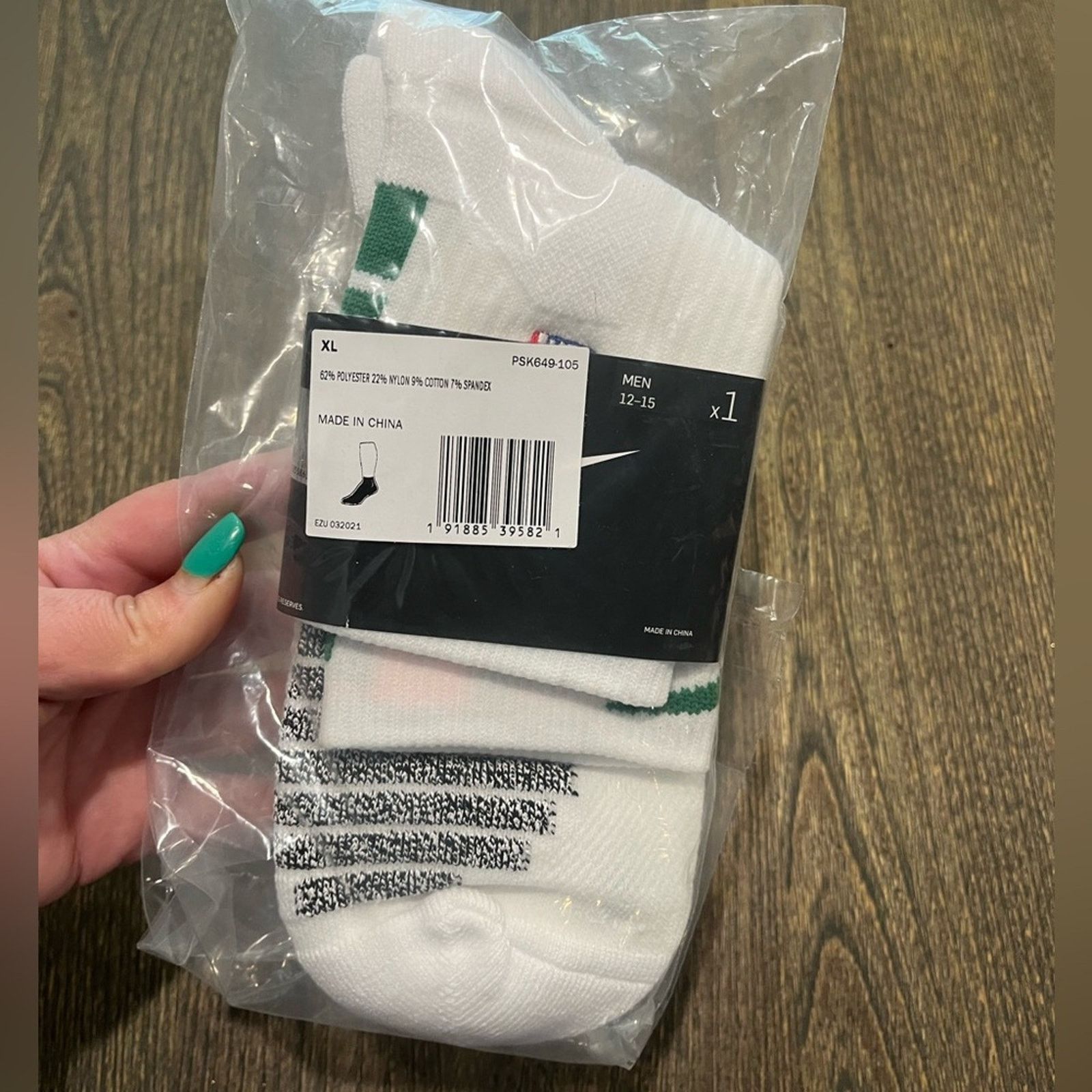 Nike NWT Nike Mens Swoosh NBA Authentic Team Issued Ankle Socks Size ONE SIZE - 2 Thumbnail