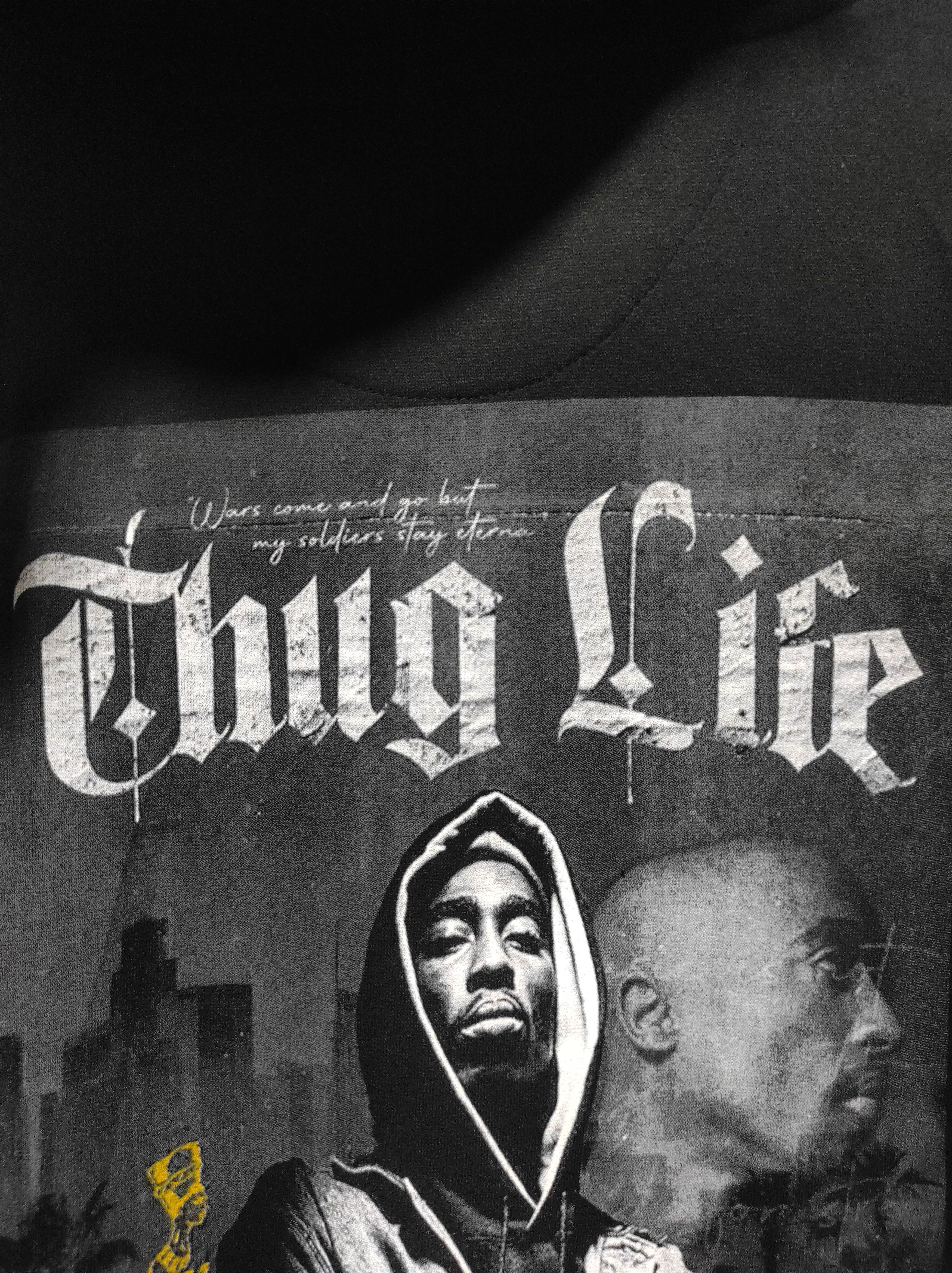Rap Tees 2Pac Fur hoodie LGB style Size US XXL / EU 58 / 5 - 15 Thumbnail