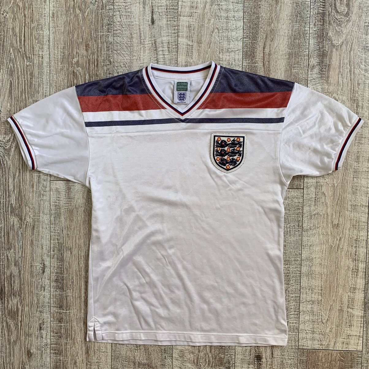 Nike Score Draw retro England soccer jersey T shirt Size US M / EU 48-50 / 2 - 1 Thumbnail