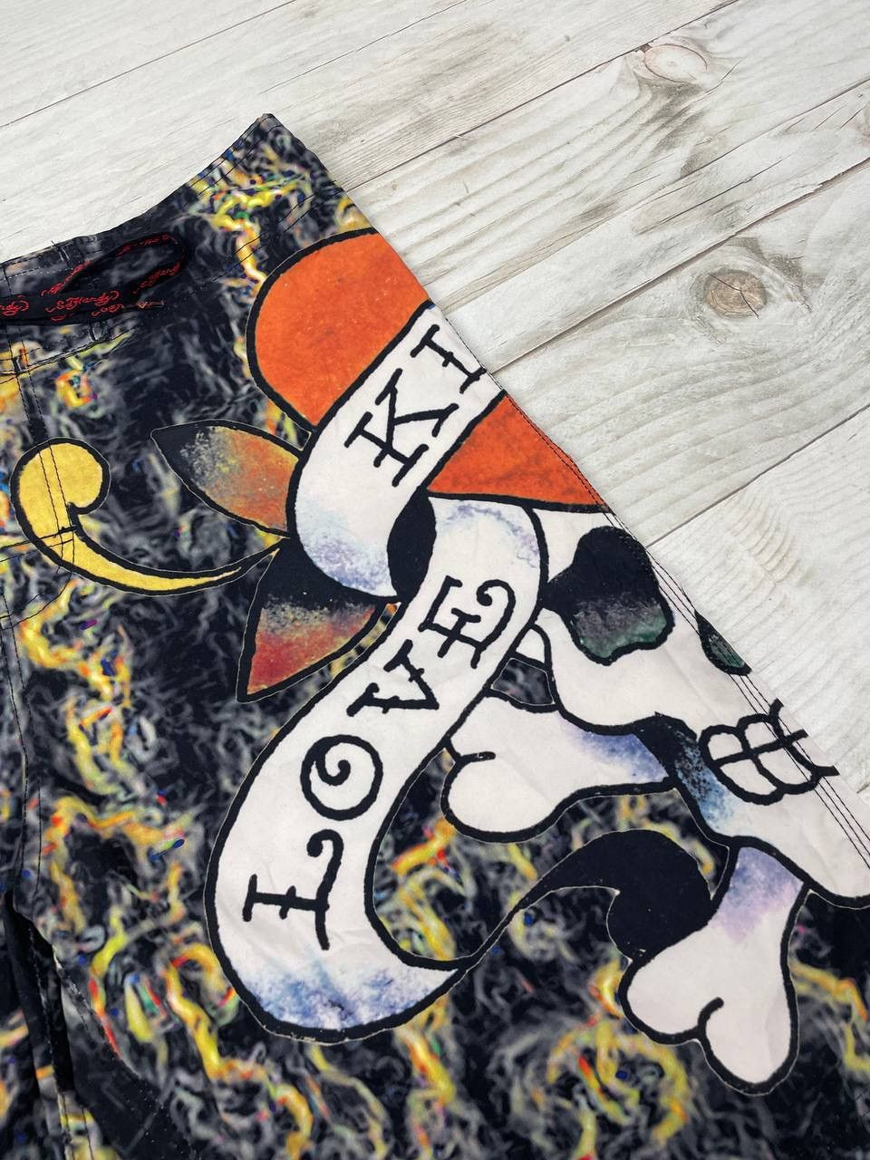 Ed Hardy Vintage Ed Hardy Surf Shorts Y2K Love Kills Slowly Size US 34 / EU 50 - 7 Thumbnail