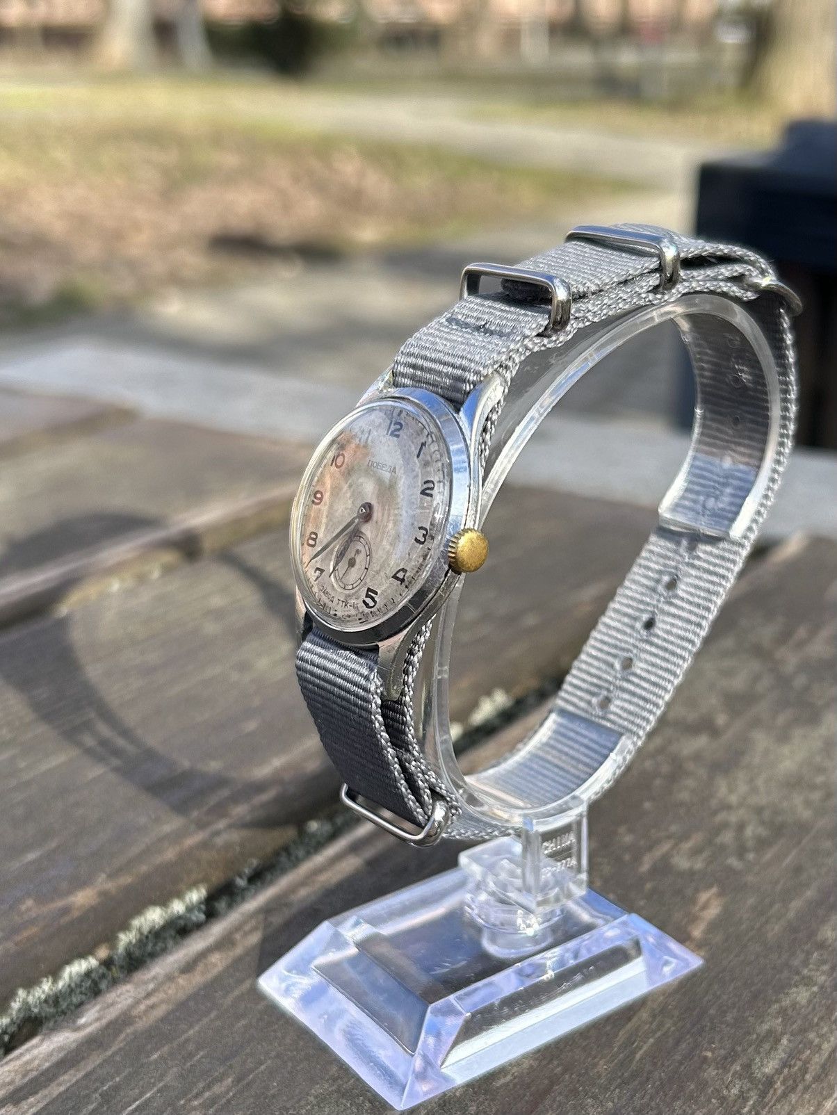 Vintage Vintage Pobeda Watch USSR Soviet Mechanical Authentic 1950s Size ONE SIZE - 11 Thumbnail