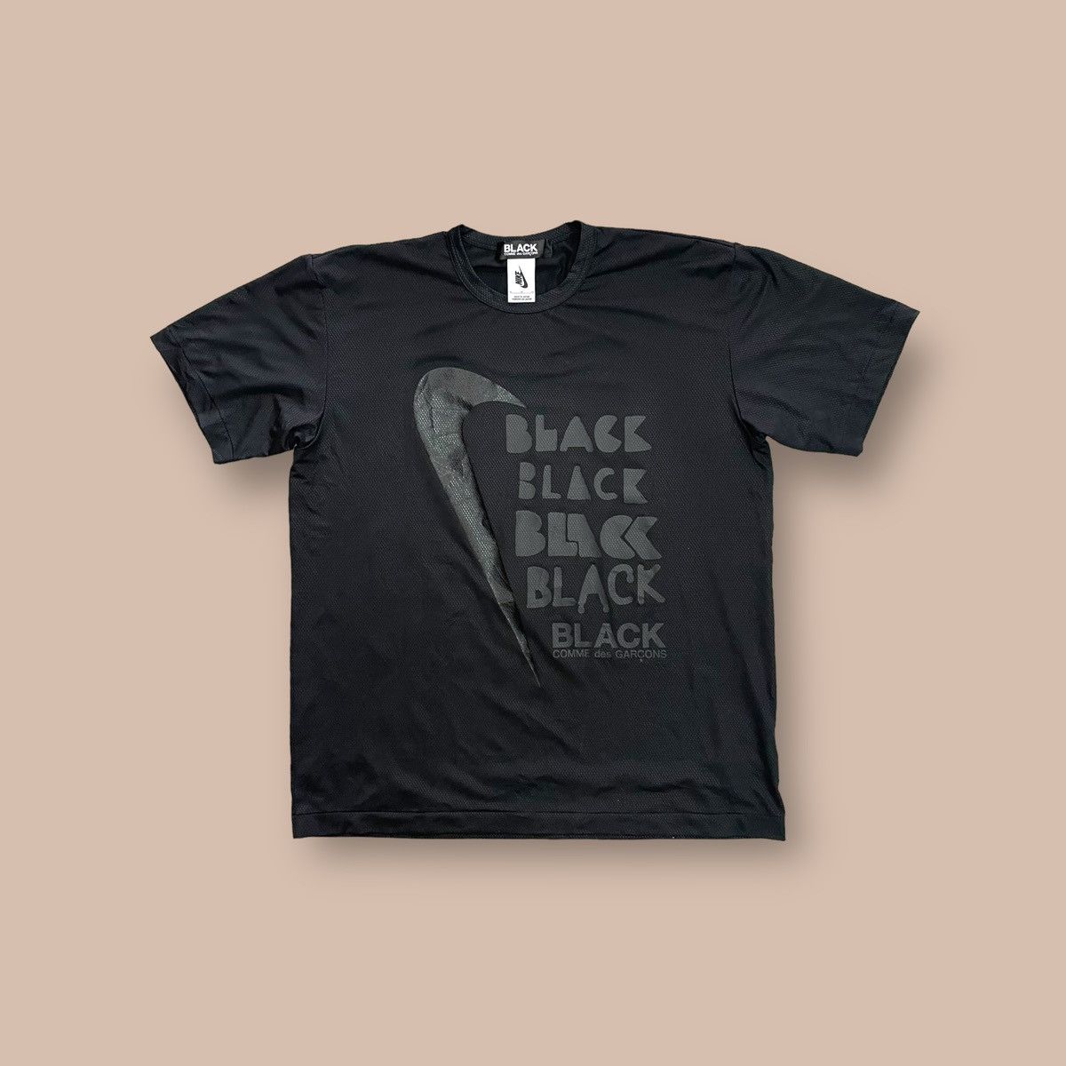 Comme des Garcons × Nike Nike X BLACK COMME des GARCONS Tee Size US XL / EU 56 / 4 - 1 Thumbnail
