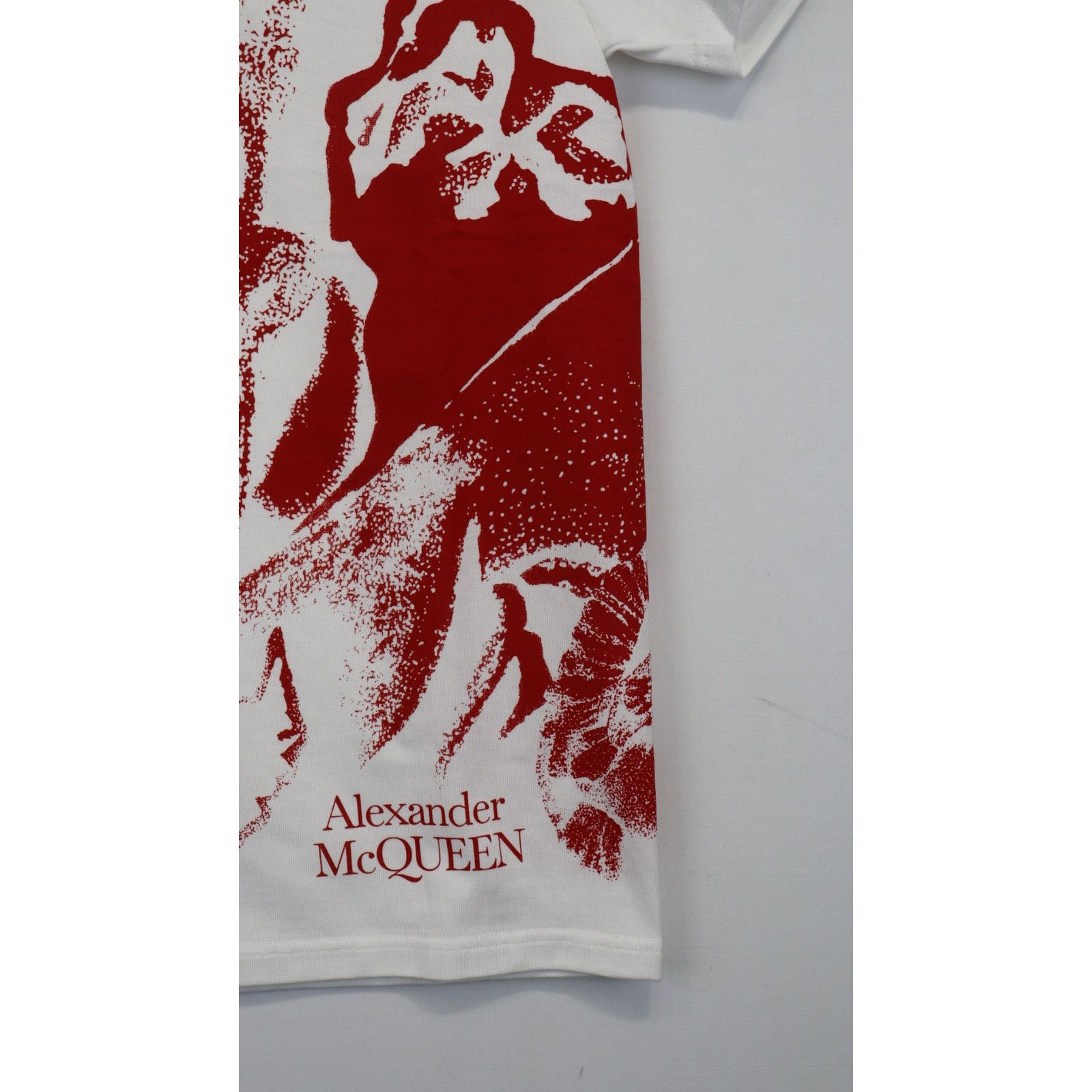Alexander McQueen o1rshd1 ***Defective / T-Shirt in White/Red Size US S / EU 44-46 / 1 - 8 Thumbnail