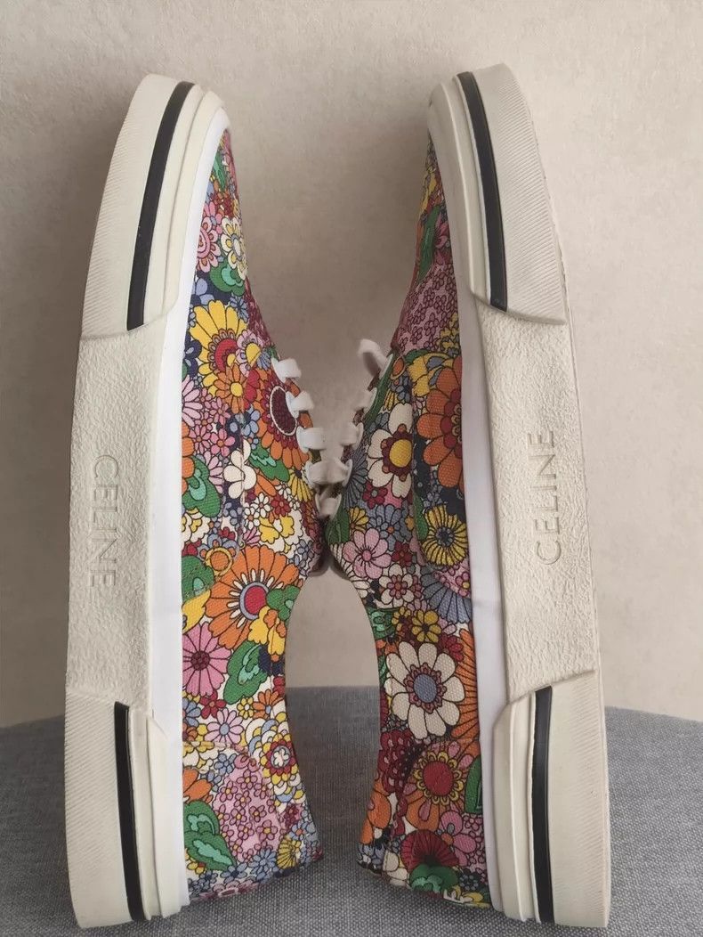 Celine Celine Hedi Floral Skate Shoes Size US 8 / EU 41 - 3 Thumbnail