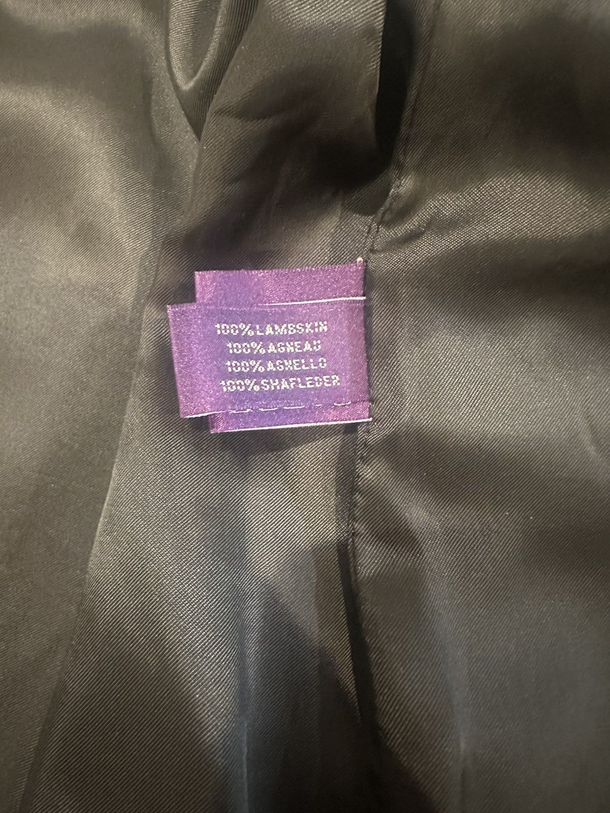 Ralph Lauren Purple Label Ralph Lauren Purple Label Black Lambskin Leather Jacket Size US L / EU 52-54 / 3 - 5 Thumbnail