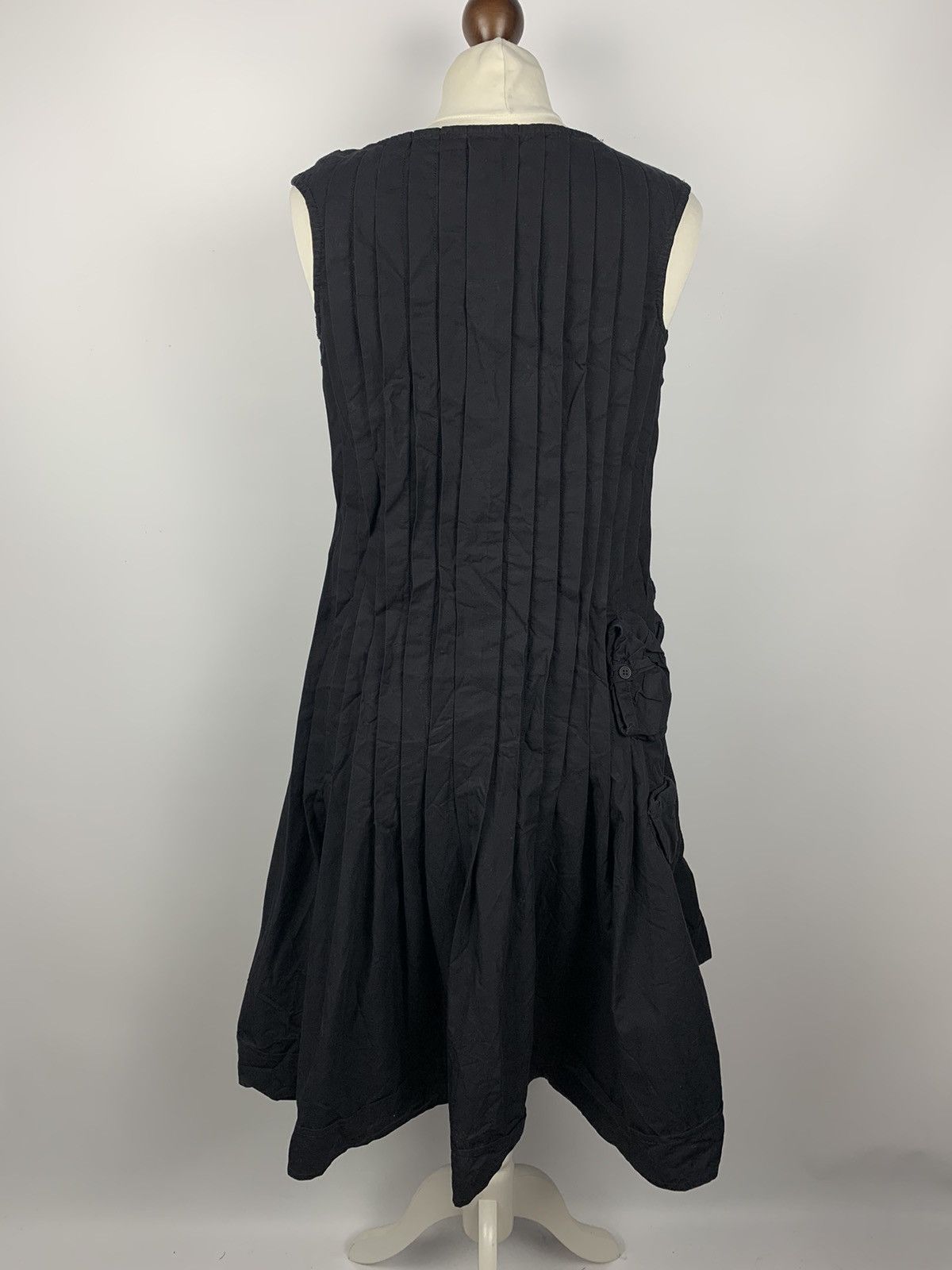 Rundholz Rundholz Avant-Garde Pleated Cargo Multipocket Dress Black Size M / US 6-8 / IT 42-44 - 8 Thumbnail