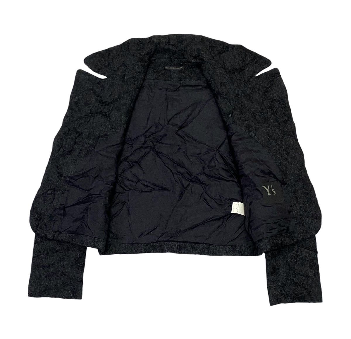 Yohji Yamamoto Yohji Yamamoto Y,s Embossed Pattern Wool Jacket Size M / US 6-8 / IT 42-44 - 7 Thumbnail