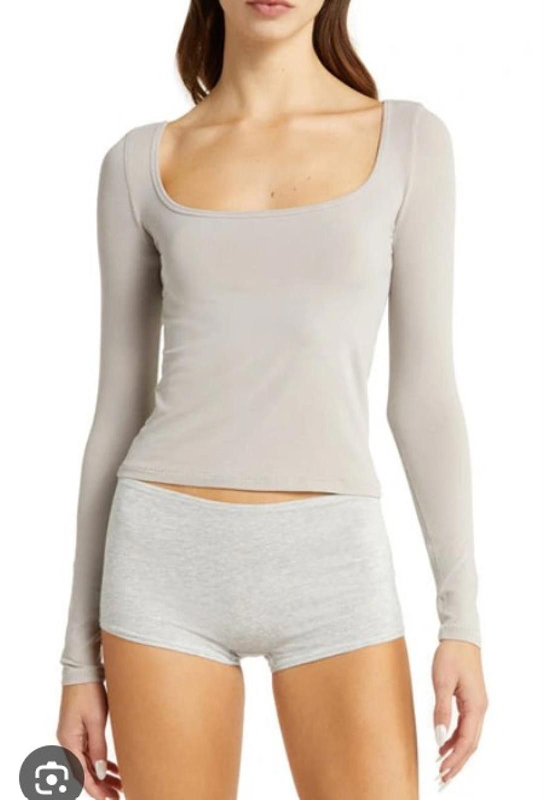 Swims NWT SKIMS Scoop Neck Crop Top - Sz. 3X Size 3XL / US 20-22 - 1 Thumbnail