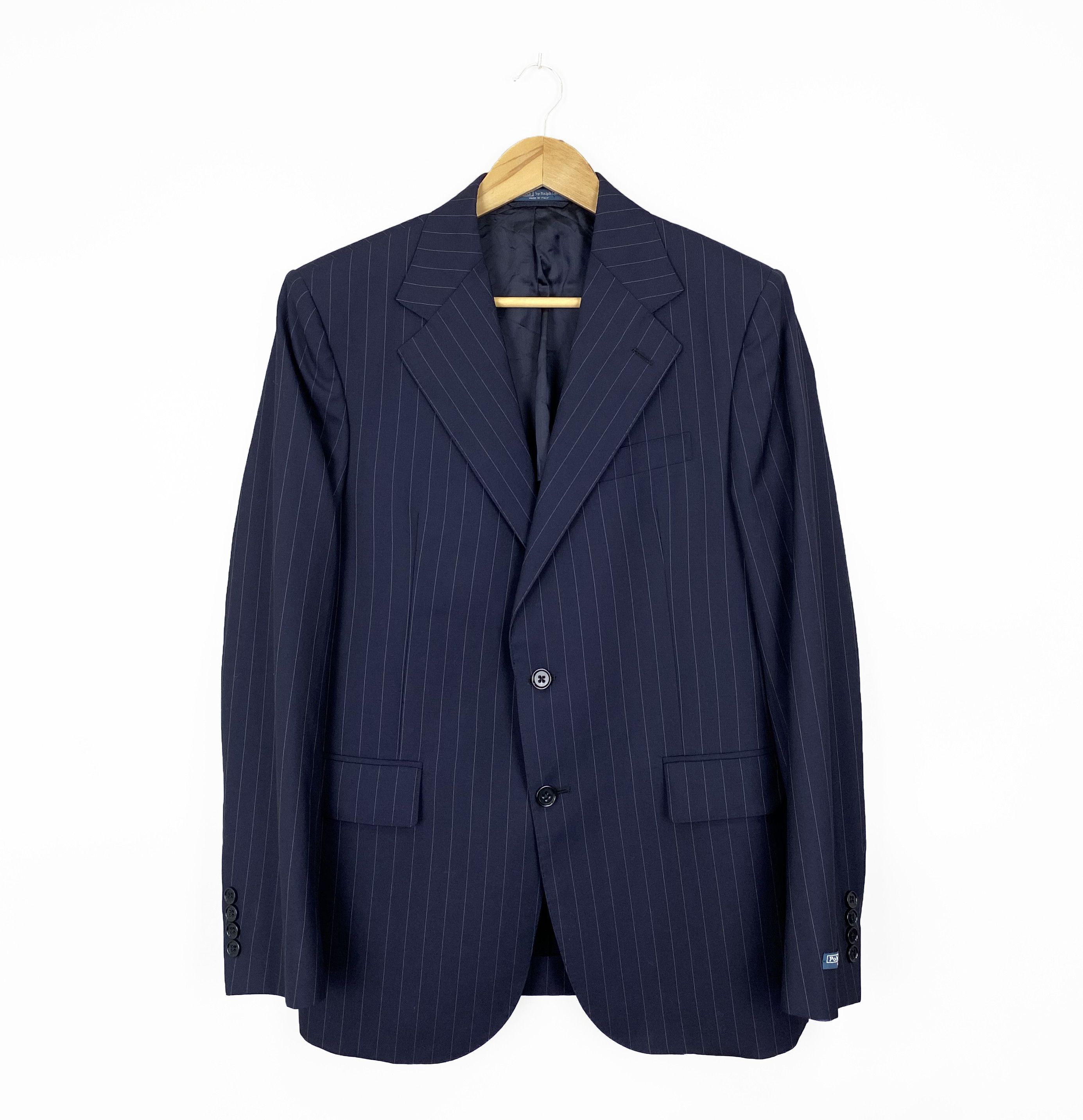 Polo Ralph Lauren NWT RRP 1000$ POLO RALPH LAUREN Garrison Striped Blazer Size 40S - 1 Thumbnail