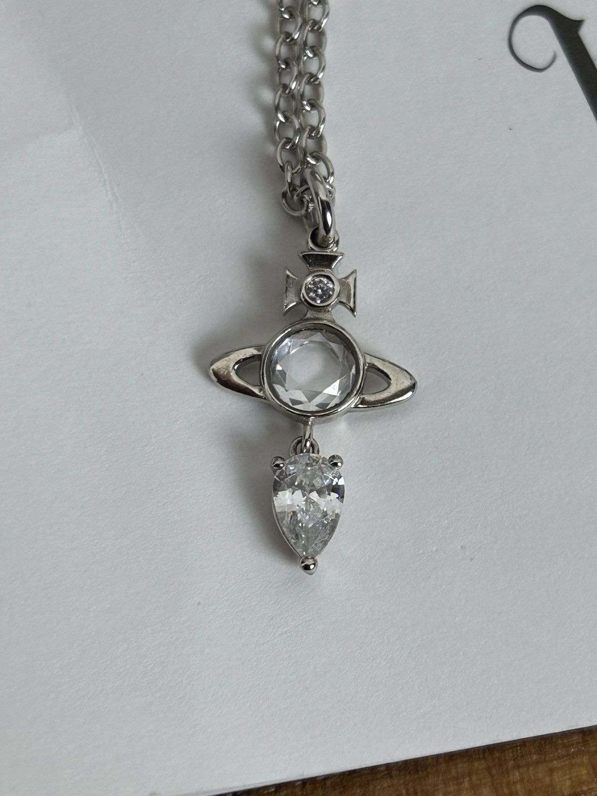 Vivienne Westwood SILVER 2024 Vivienne Westwood Phaedra Pendant Necklace Size ONE SIZE - 2 Thumbnail