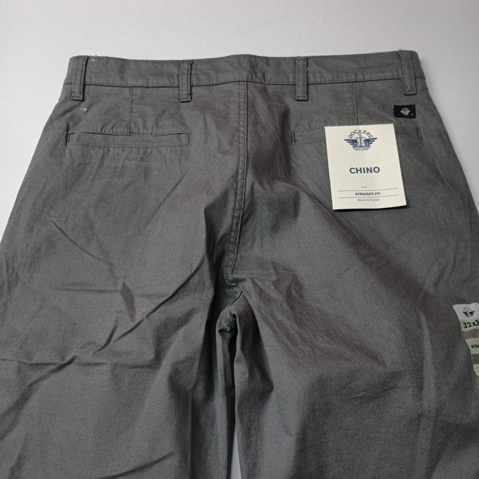 Dockers Dockers Chino Straight Fit Men's Size 32x32 Gray Stretch Size US 32 / EU 48 - 7 Thumbnail