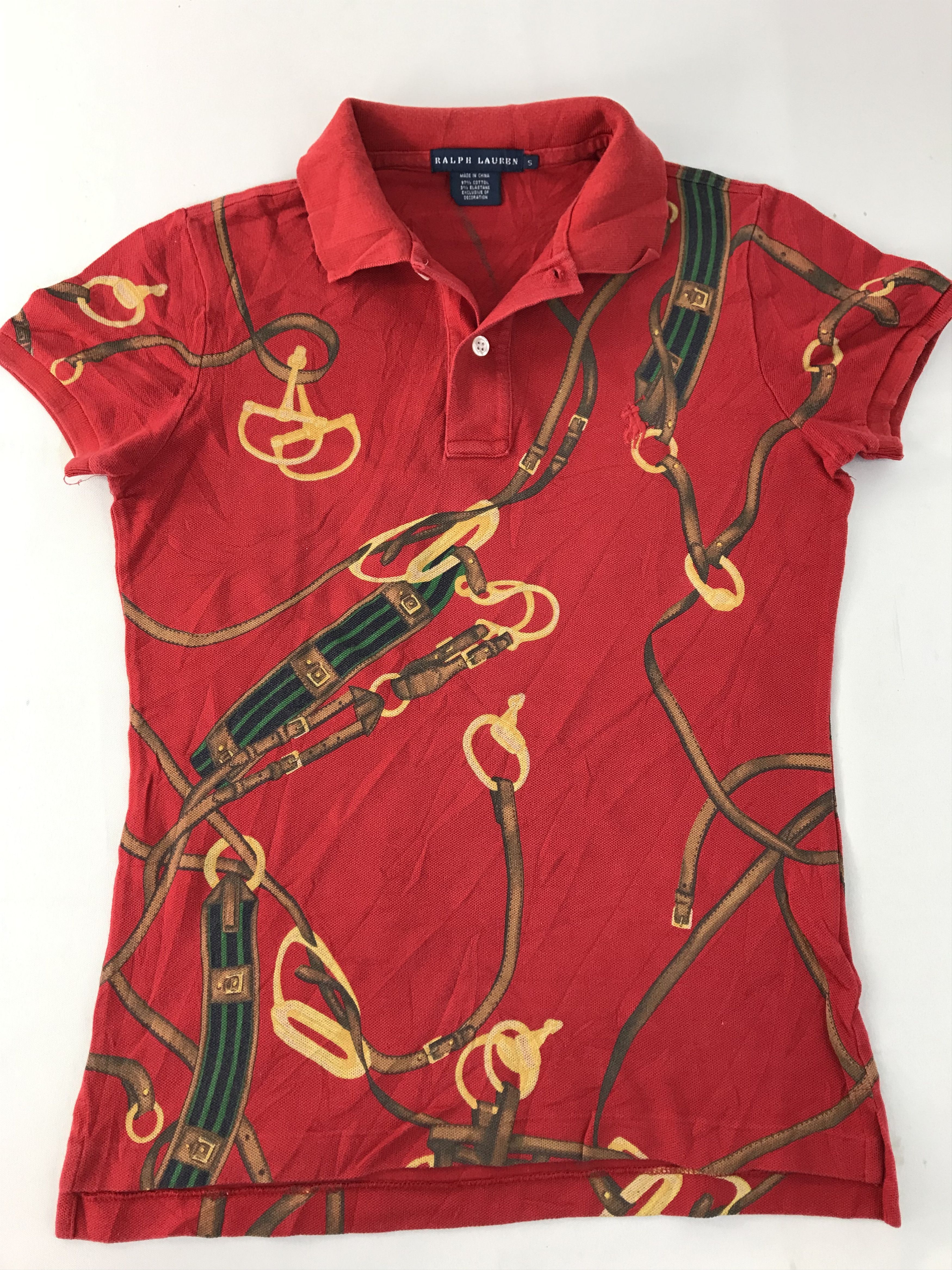 Other Polo By Ralph Lauren Baroque Rope Design Pony Polo Tee Size S / US 4 / IT 40 - 3 Thumbnail