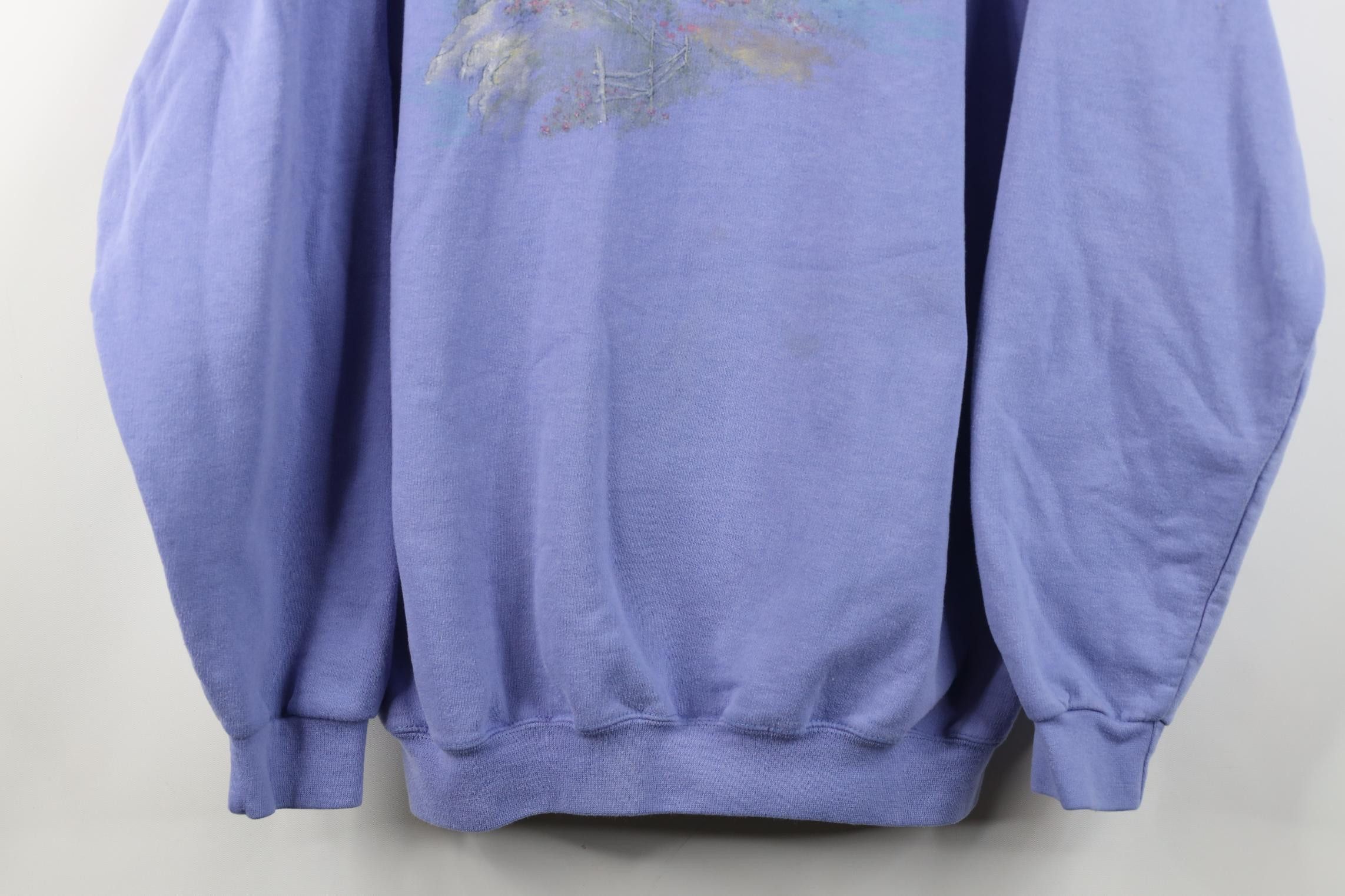 Vintage Vintage 90s Streetwear Country Beach House Flower Sweatshirt Size L / US 10 / IT 46 - 3 Thumbnail