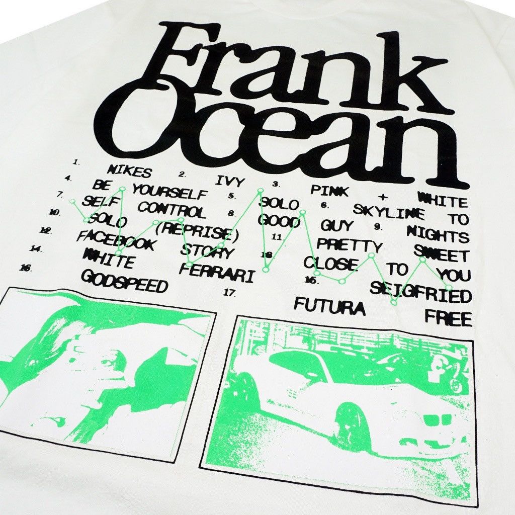 image of Band Tees x Rap Tees Frank Ocean X Blond X Rap Tees X Hip Hop X Fan Bbootlegg in White (Size XL)