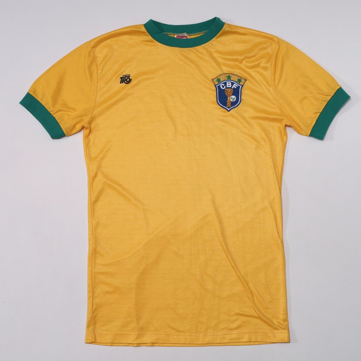 Other Trophae Brasil Vintage Soccer Football Jersey Shirt Brazil Size US L / EU 52-54 / 3 - 1 Thumbnail