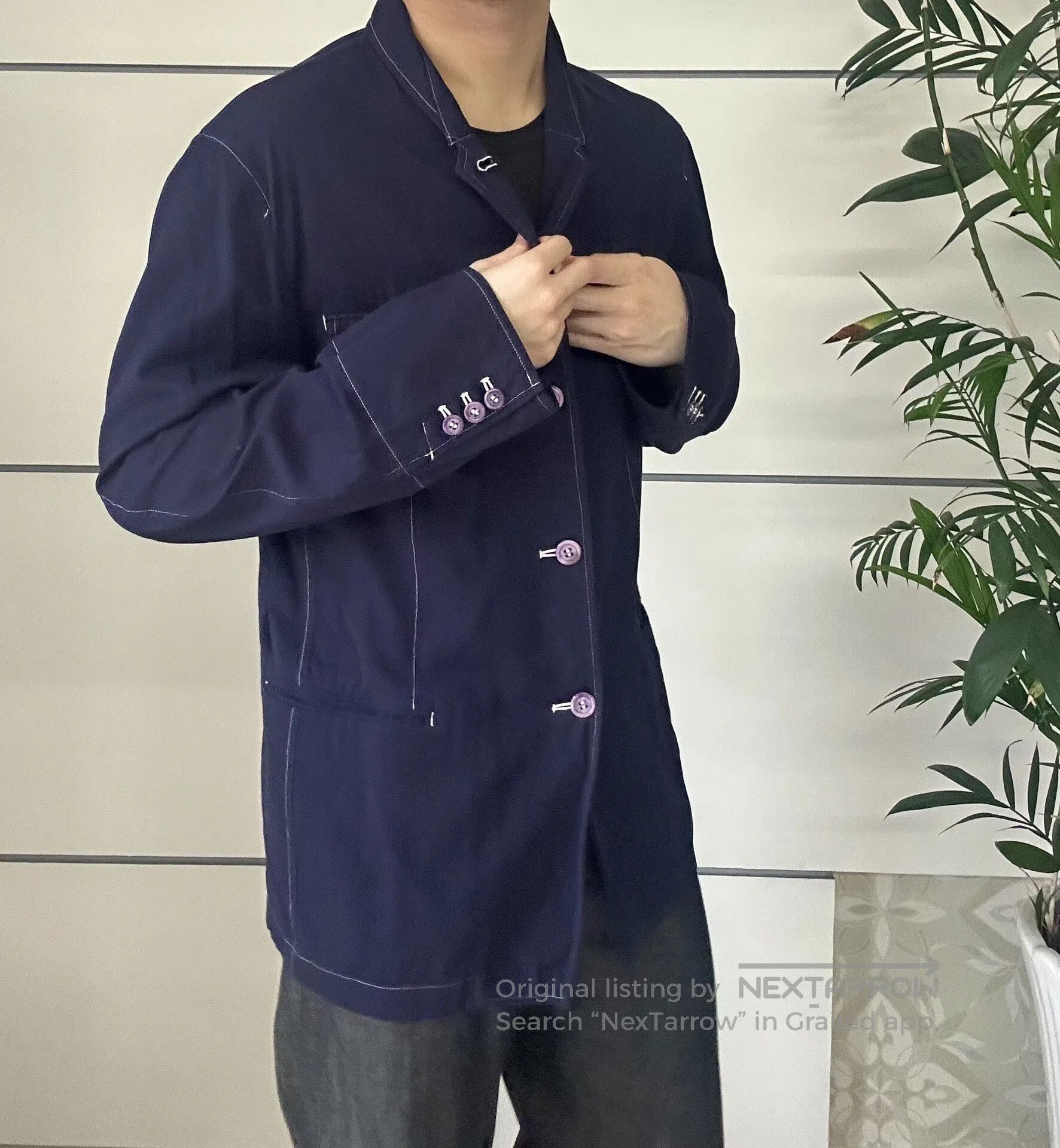 Comme des Garcons Comme des Garcons HOMME 1998 Mid-Sleeve Jacket| Size US M / EU 48-50 / 2 - 6 Thumbnail