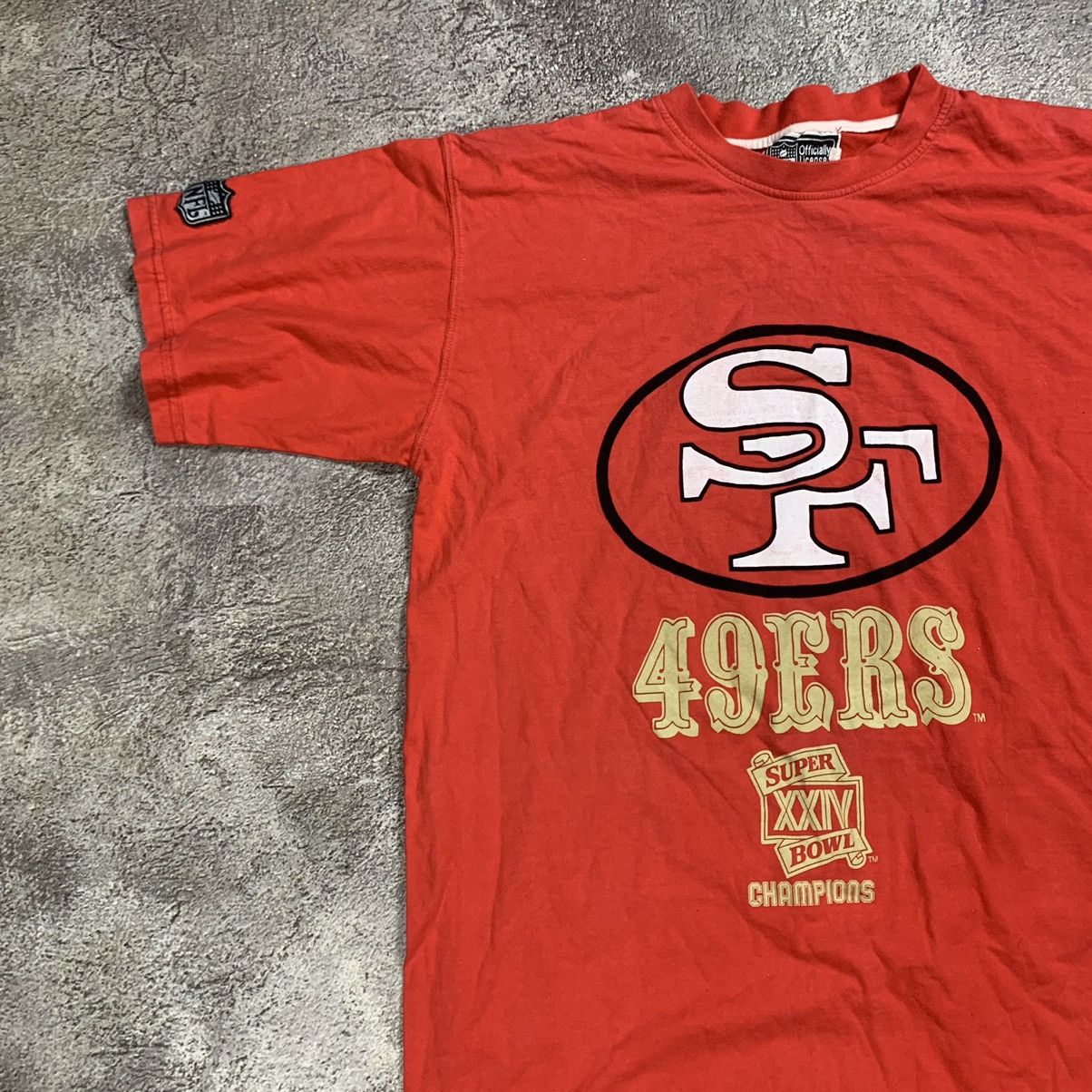 Vintage Vintage 90s NFL 49ers Super Bowl Graphic Tee Streetwear XL Size US XL / EU 56 / 4 - 3 Thumbnail